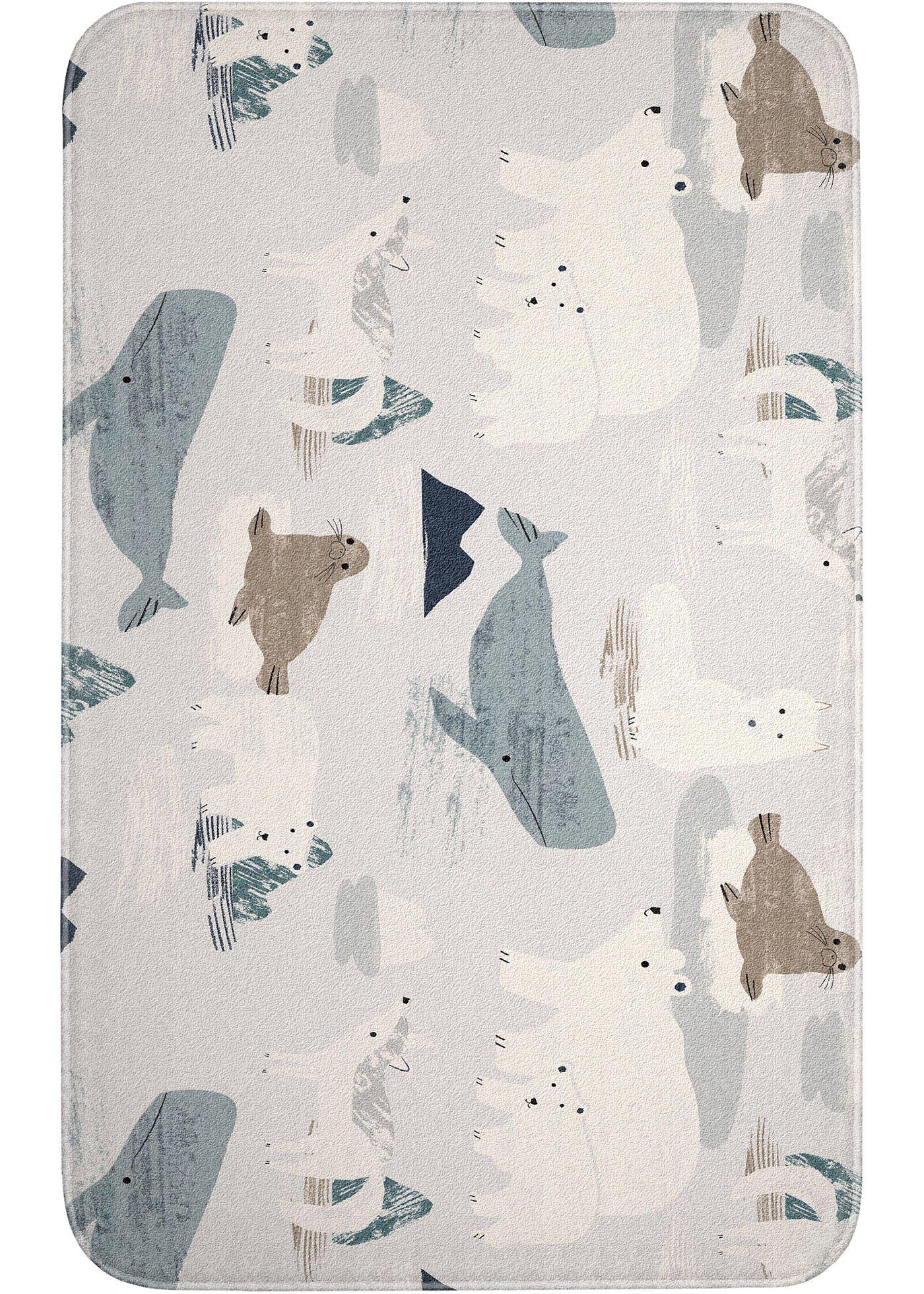 Tapis de salle de bain à mémoire de forme