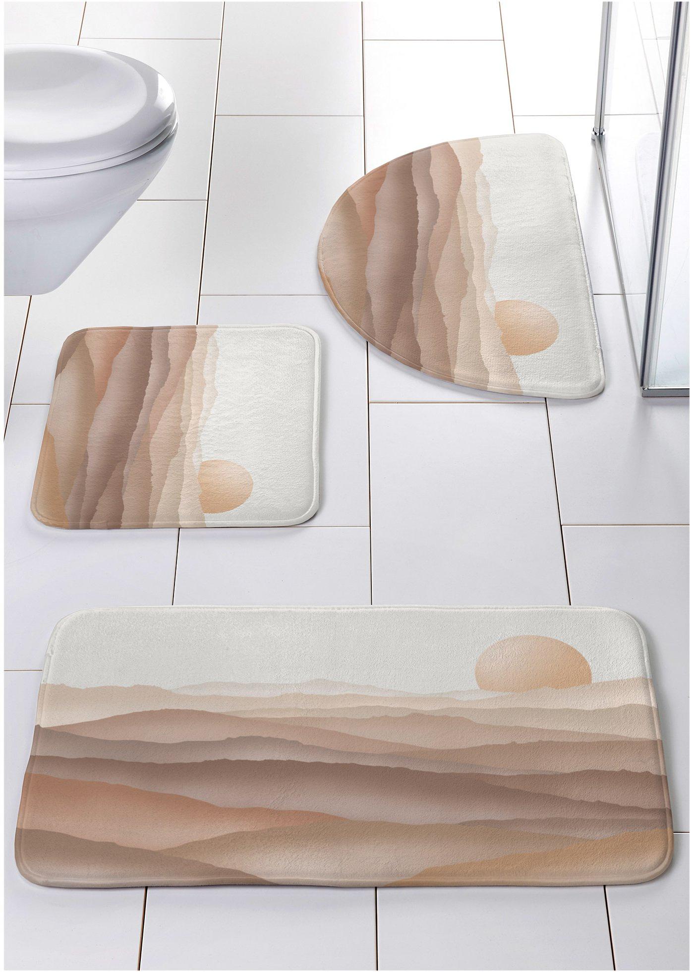 Tapis de salle de bain avec polyester recyclé