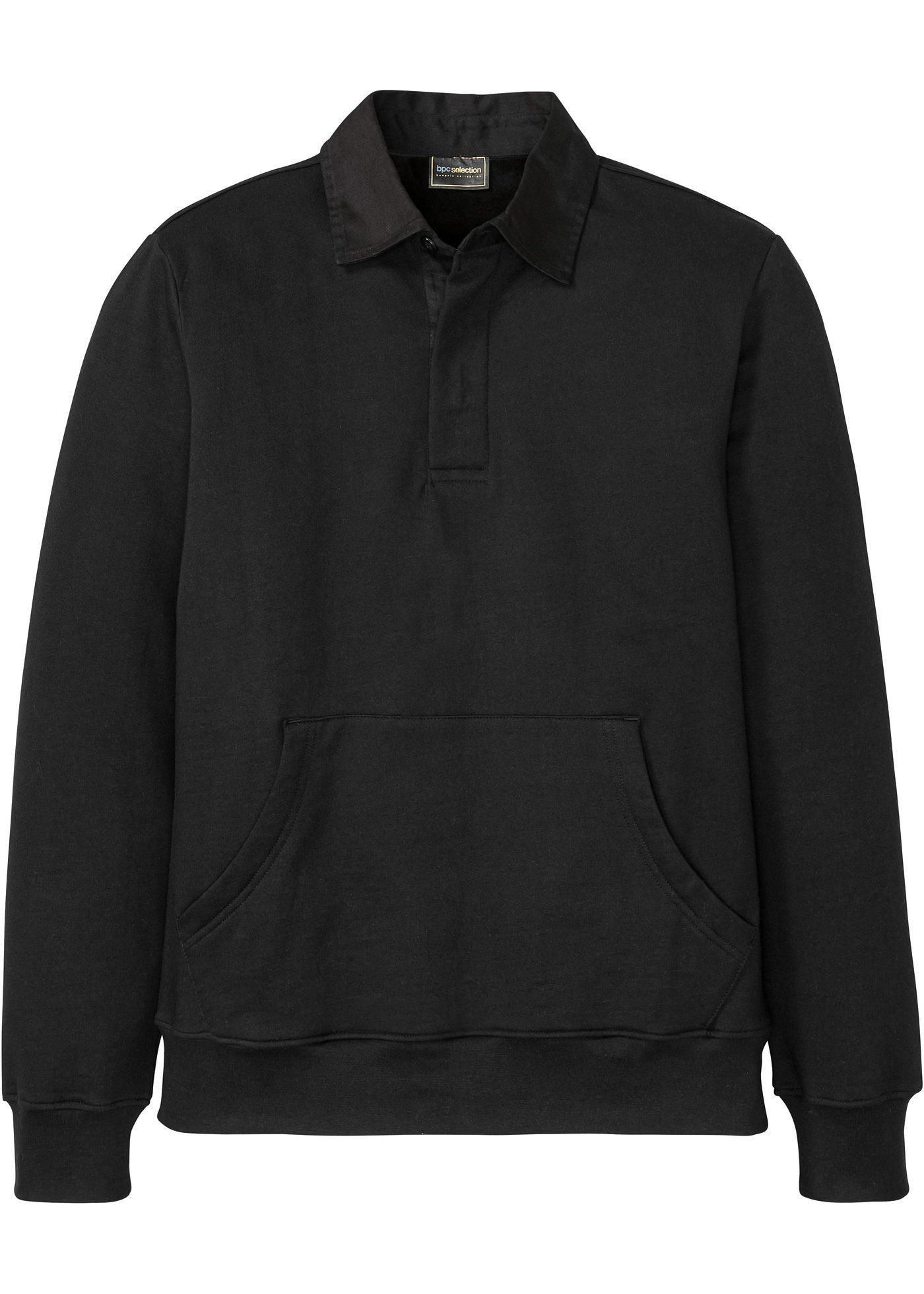 Sweat-shirt à col polo