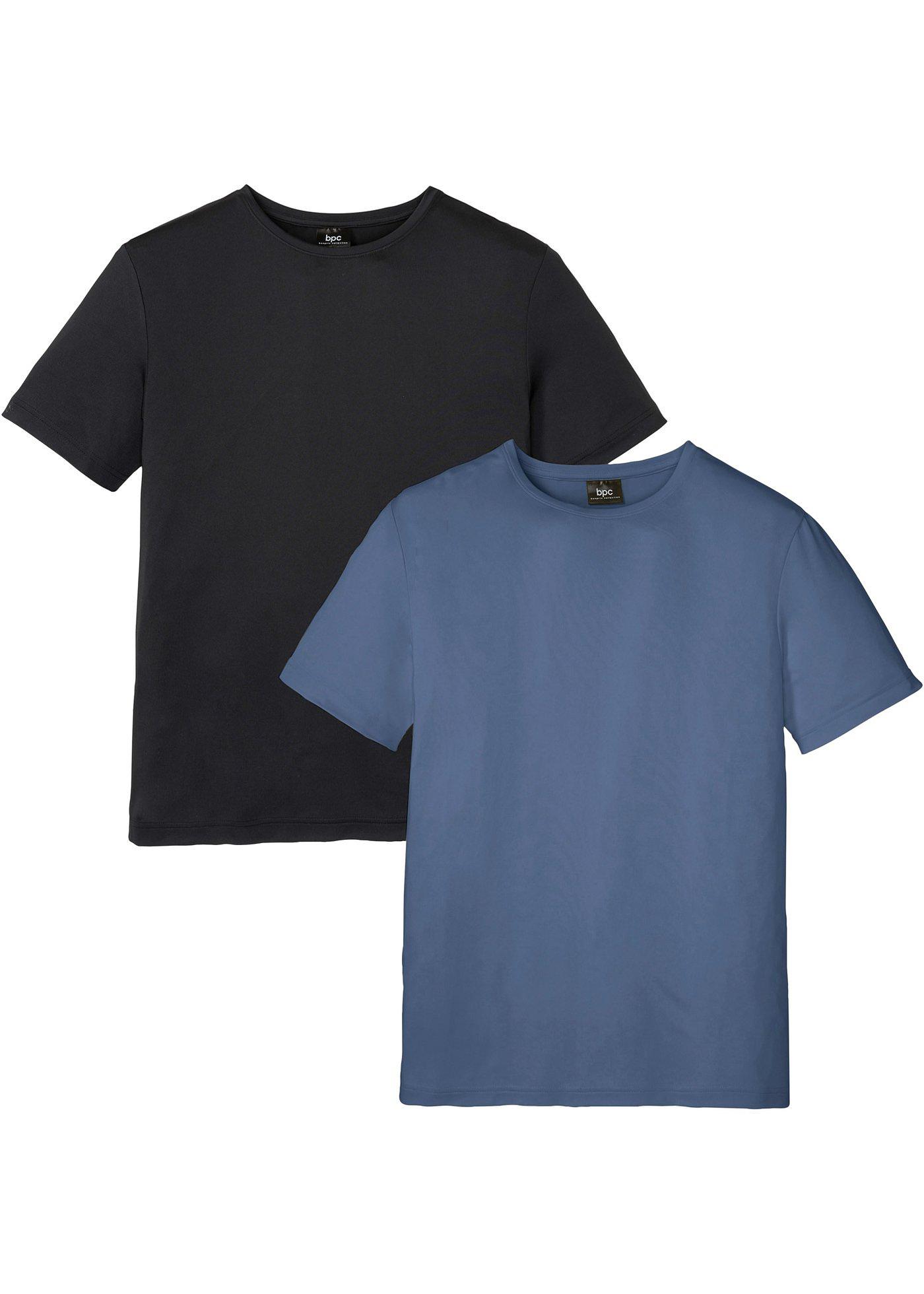 Lot de 2 T-shirts de sport, manches courtes