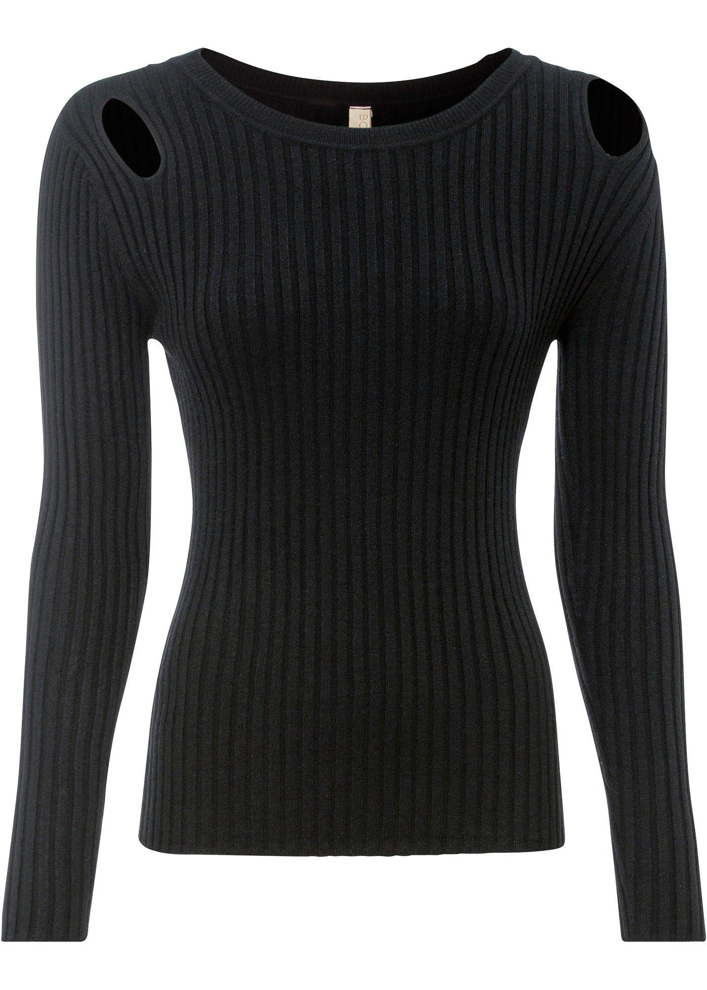 T-shirt en maille avec découpes