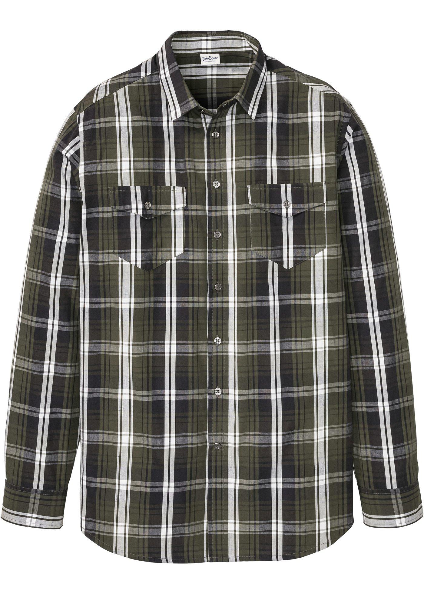 Chemise manches longues coupe confort