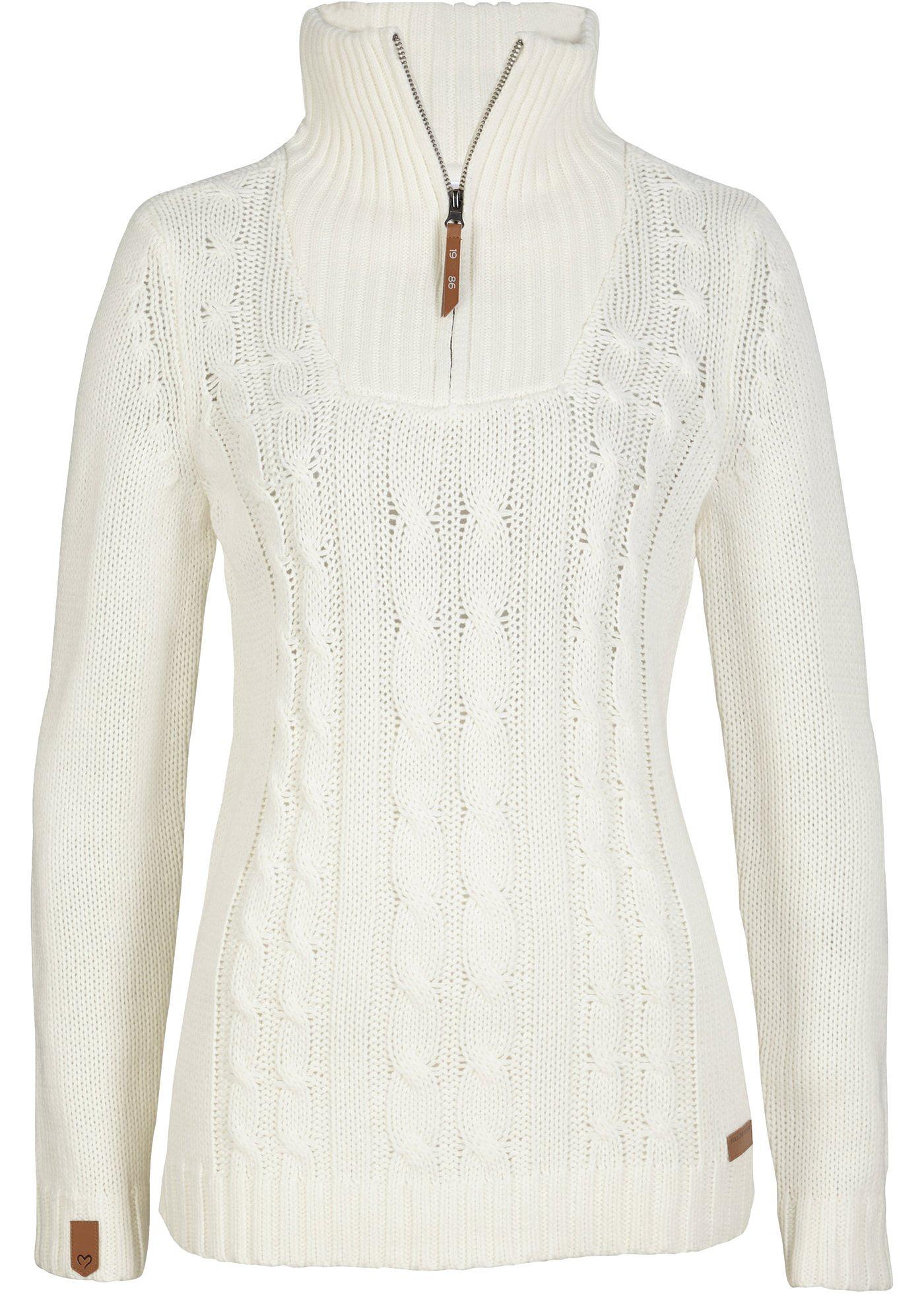 Pull camionneur à motif torsadé