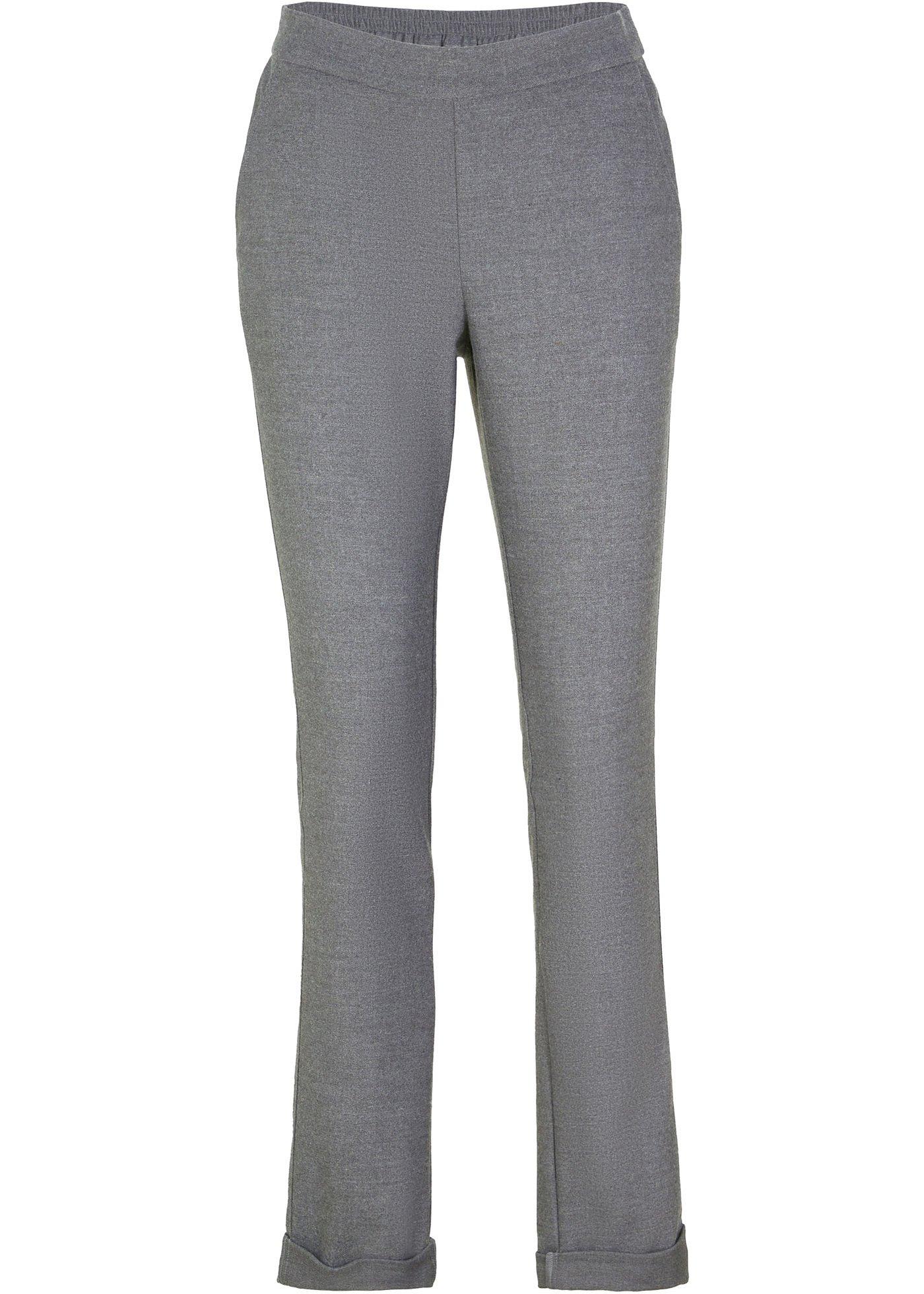 Pantalon avec bas de jambes retroussé