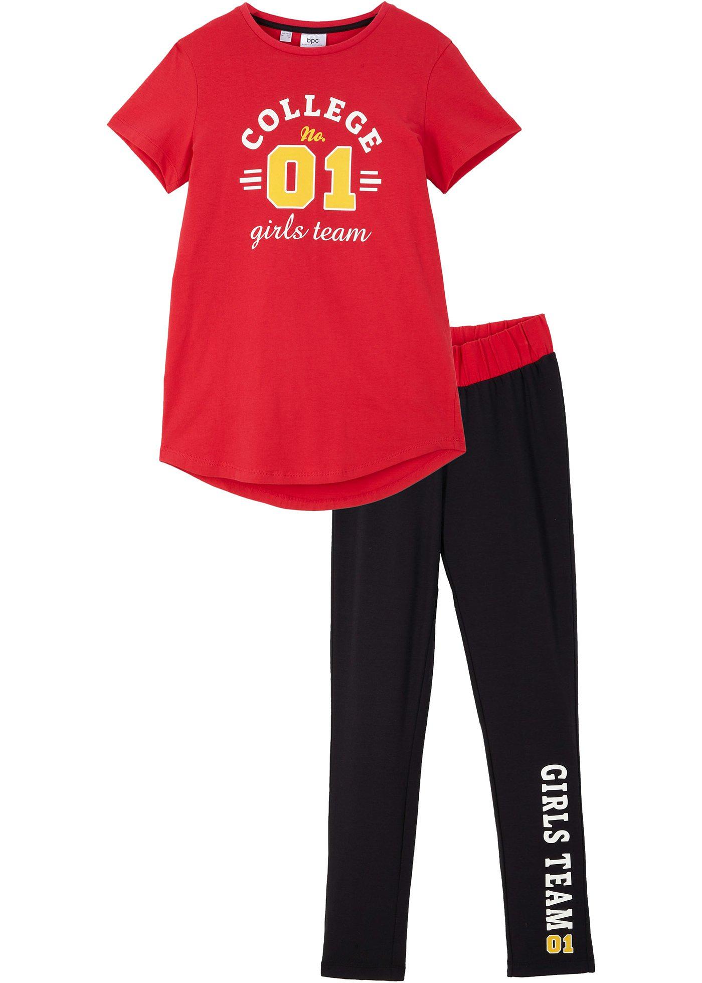 T-shirt + legging fille (Ens. 2 pces.)