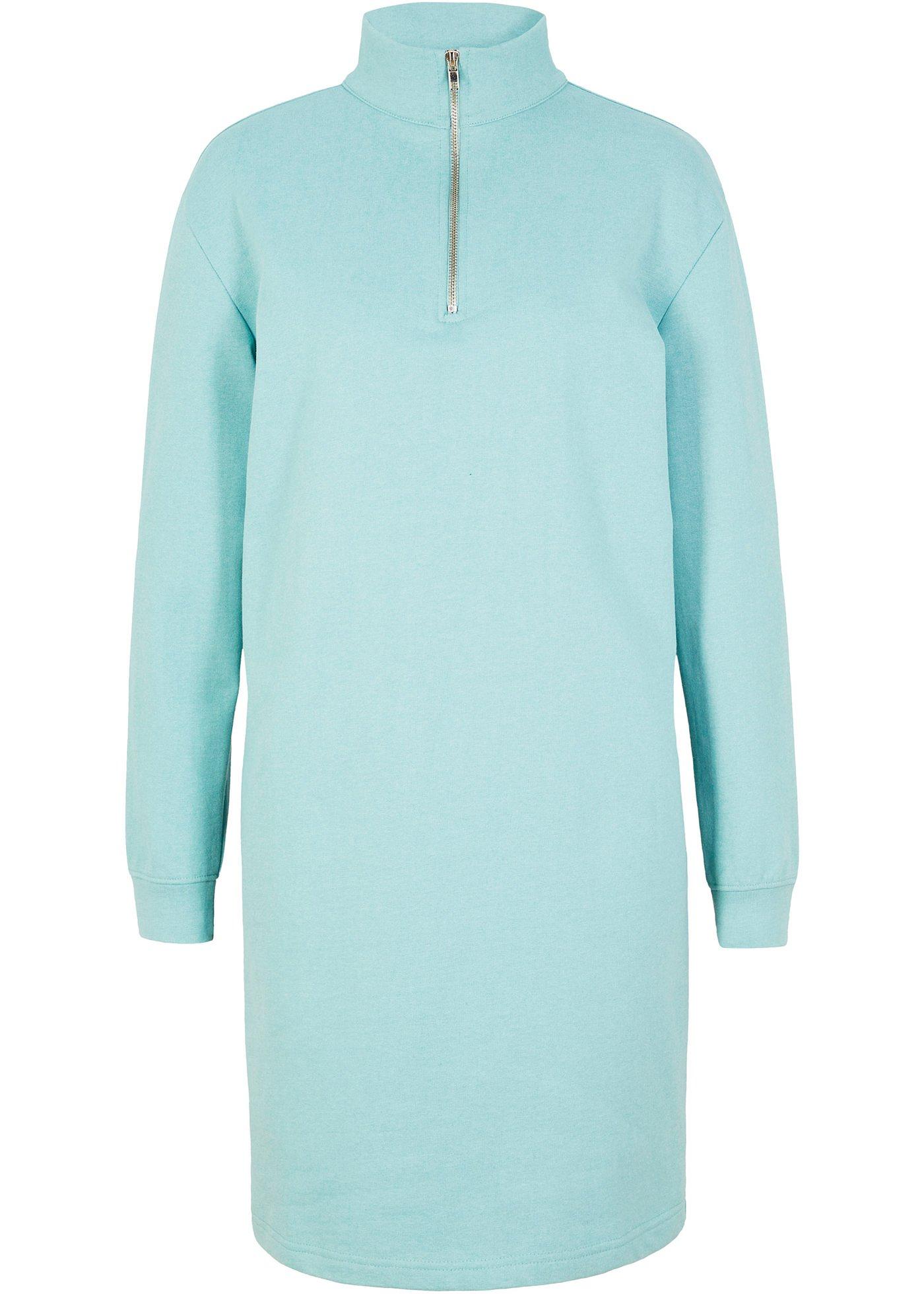 Robe en sweat col camionneur avec polyester recyclé