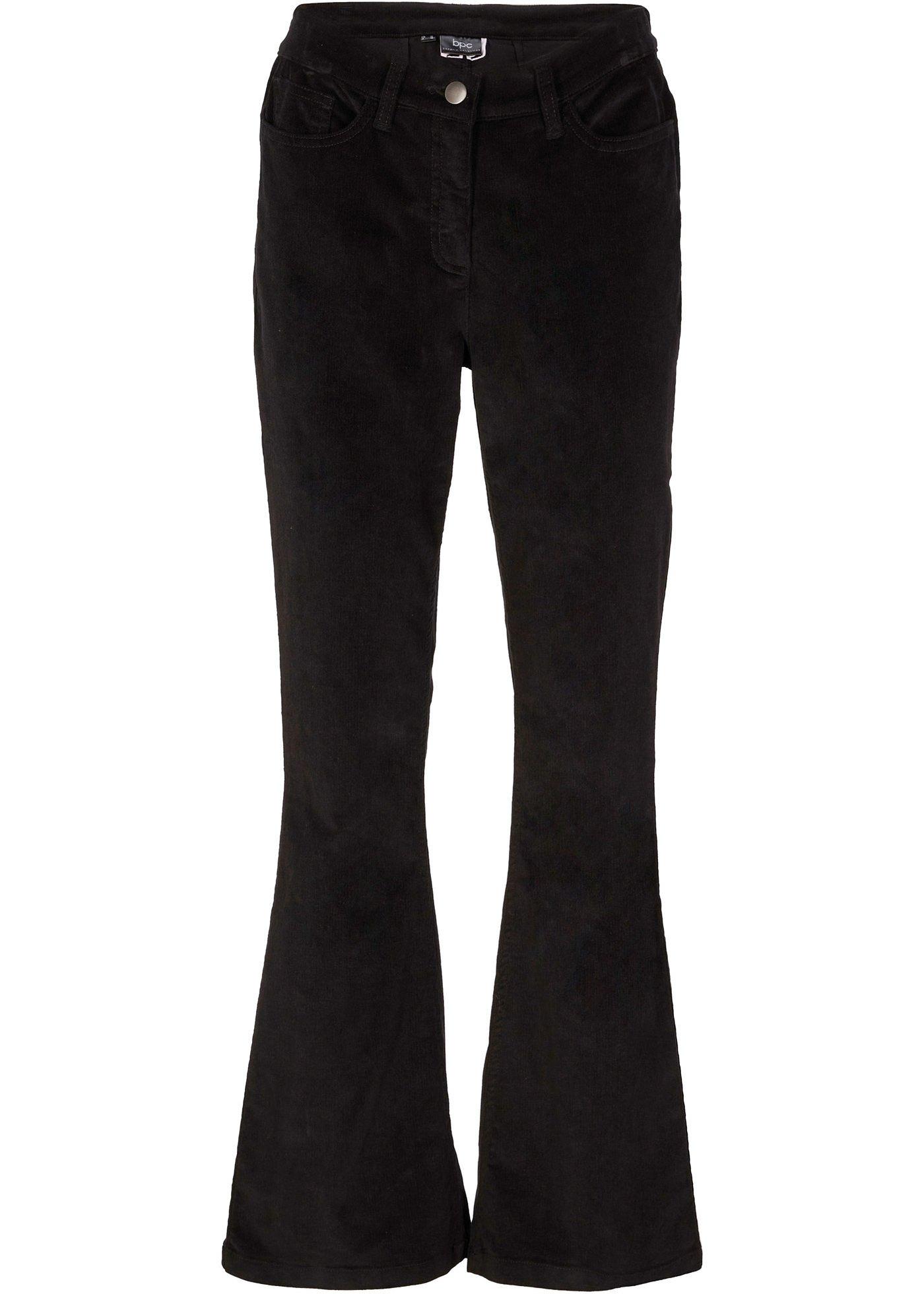 Pantalon en velours côtelé extensible, Flared Leg