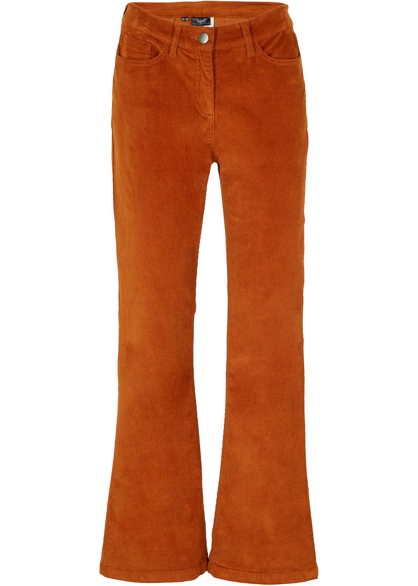 Pantalon en velours côtelé extensible, Flared Leg