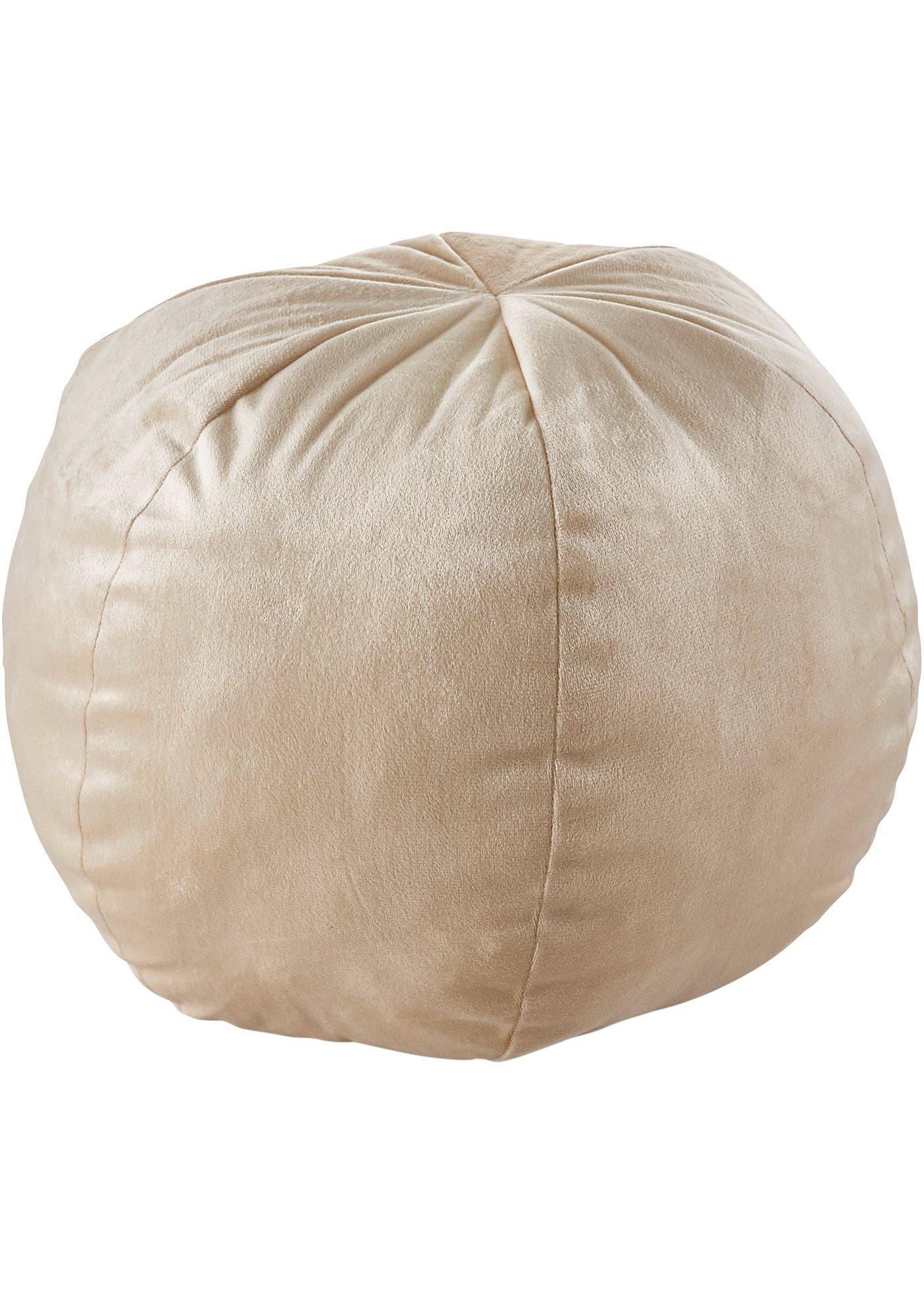 Coussin déco en forme de boule