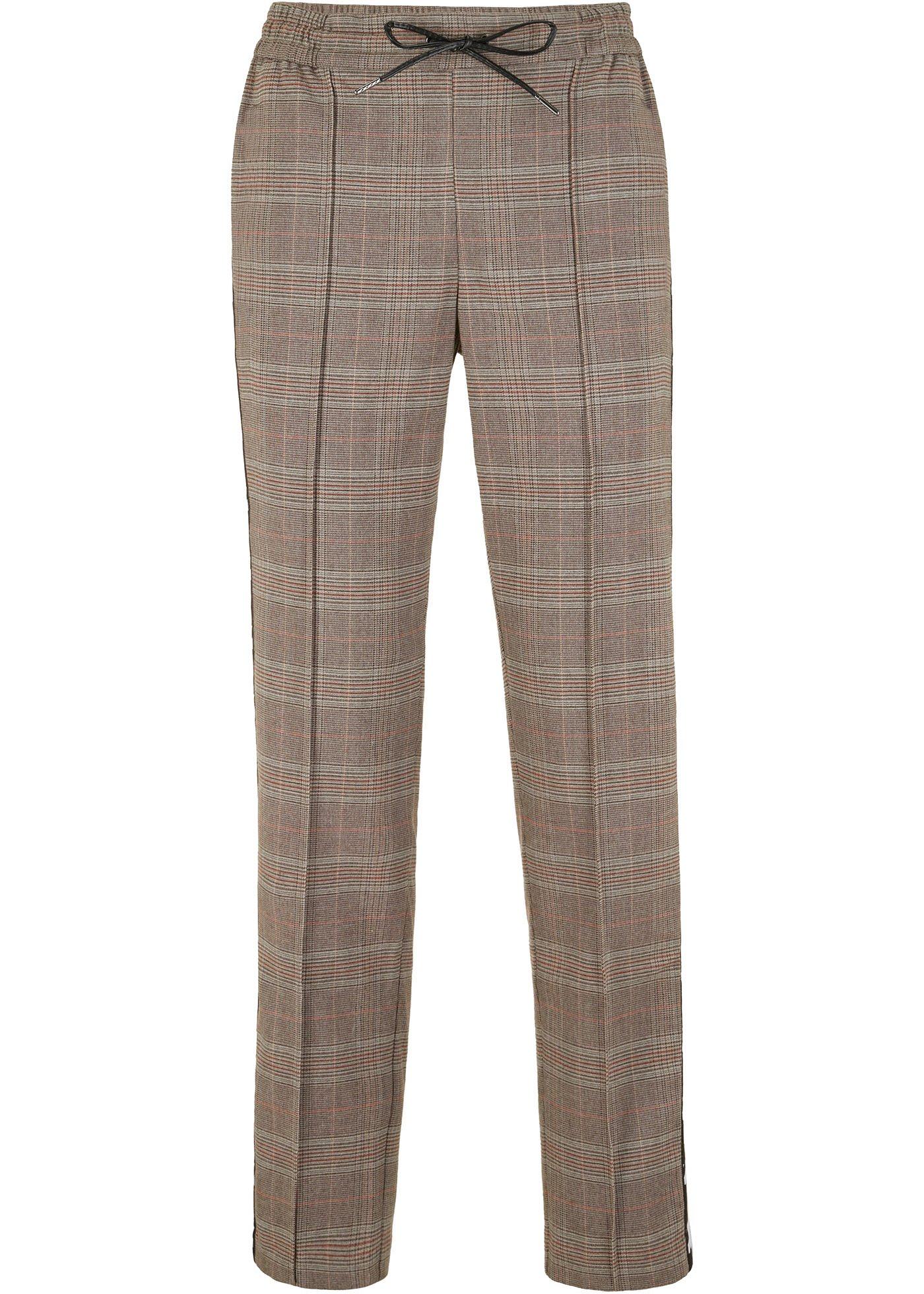 Pantalon taille extensible à galon rayure