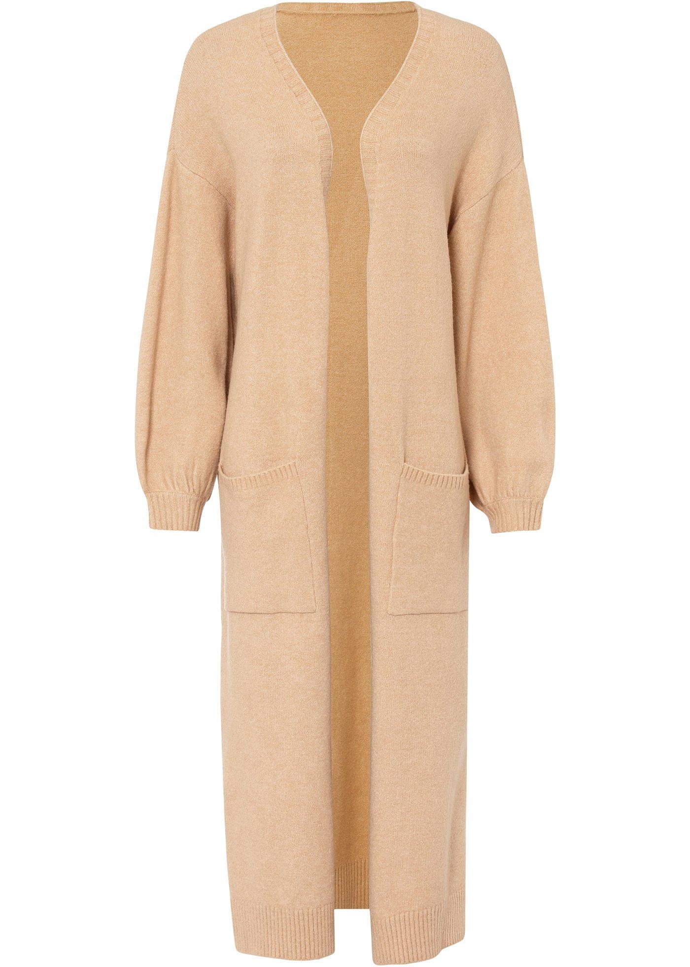 Gilet en maille oversize longueur midi