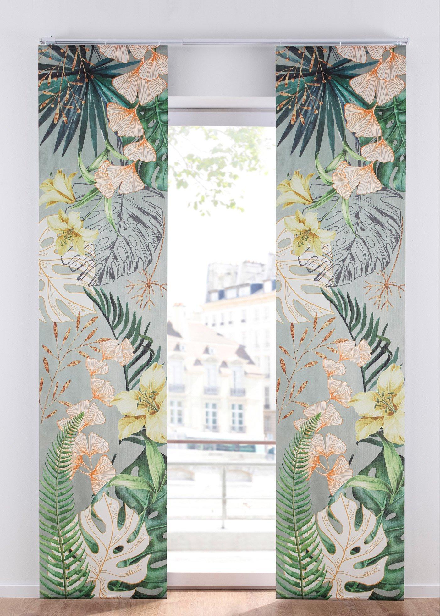 Panneau coulissant à imprimé numérique (1 pce.)