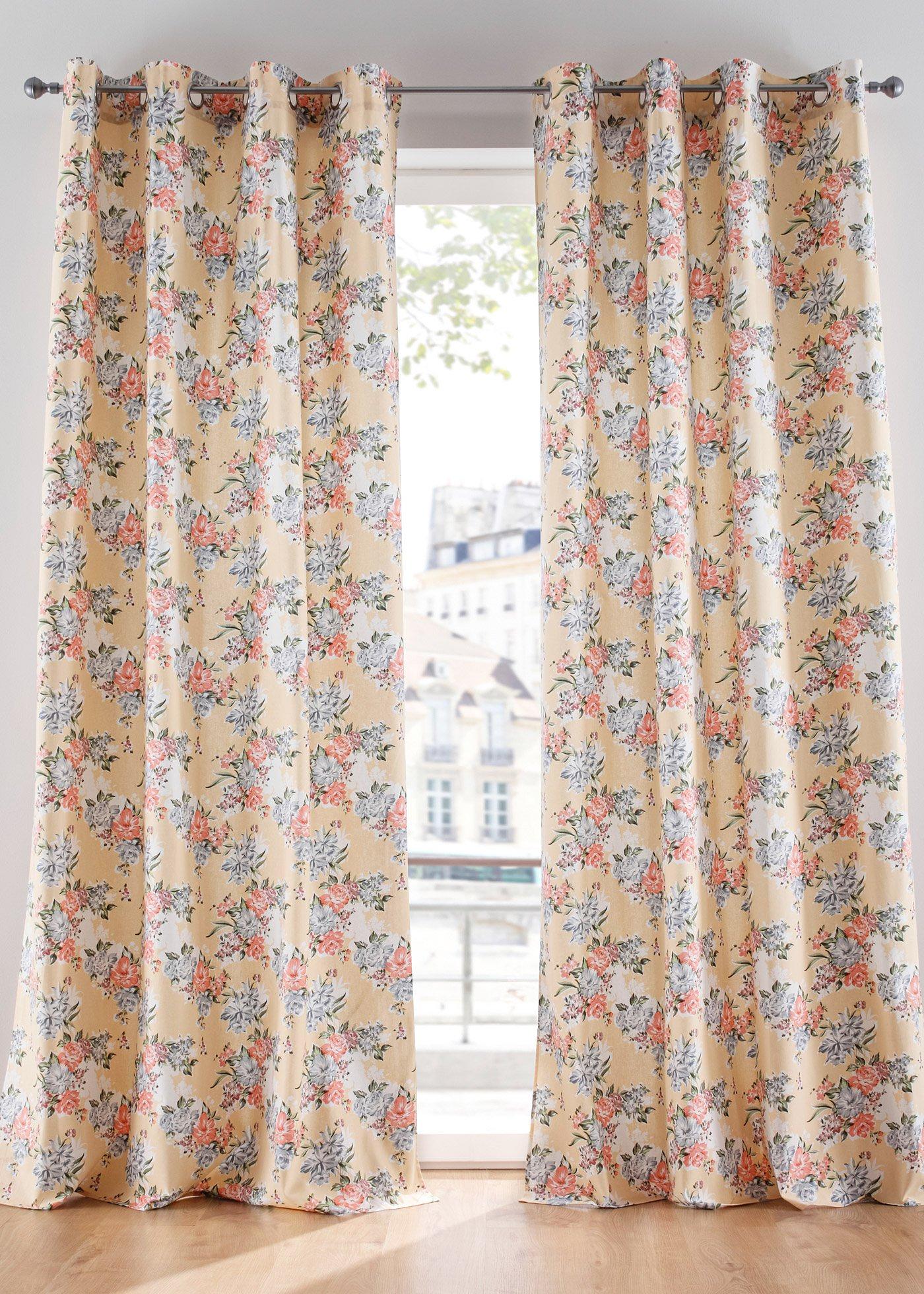 Panneau à imprimé floral (1 pce.)