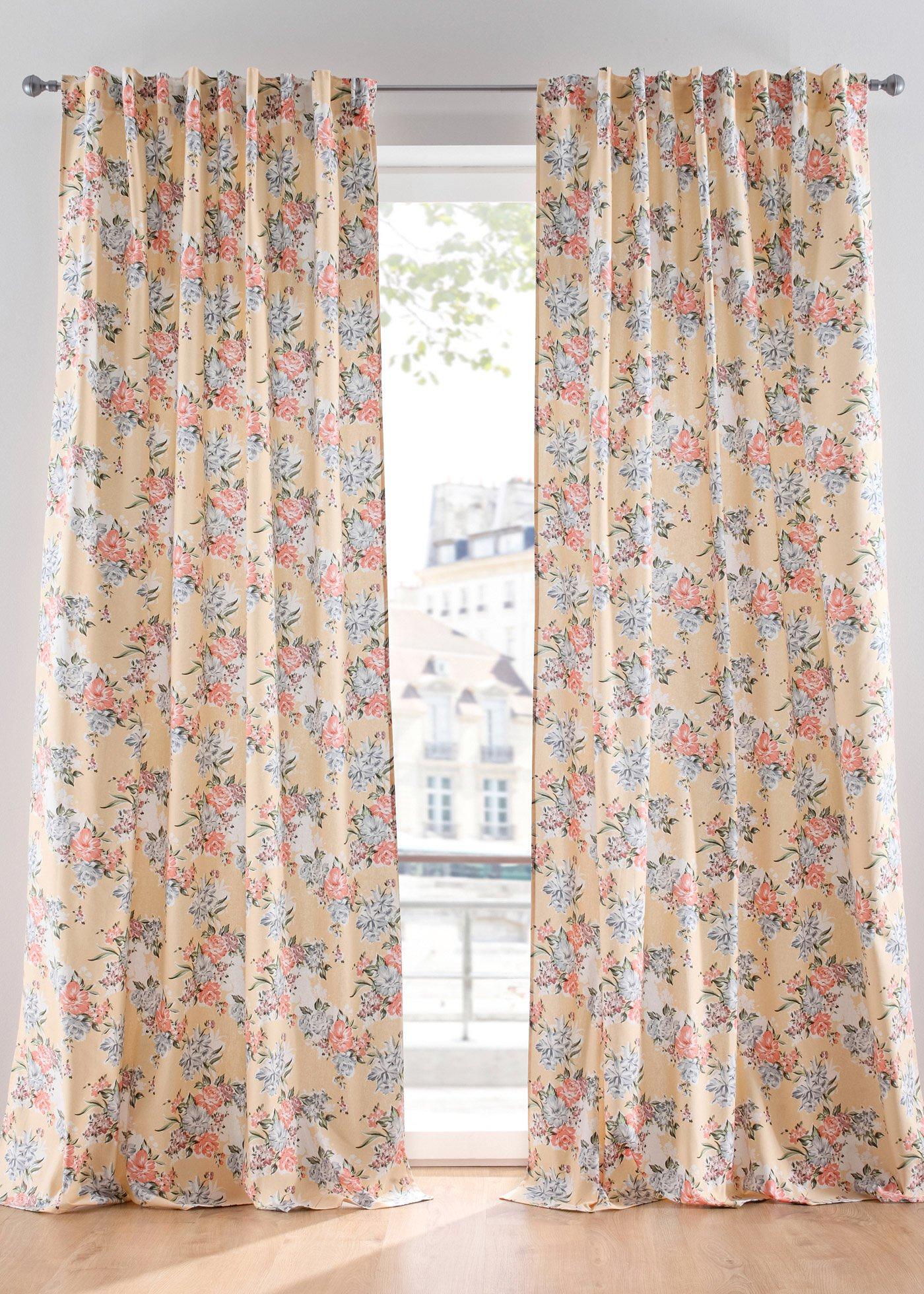 Panneau à imprimé floral (1 pce.)