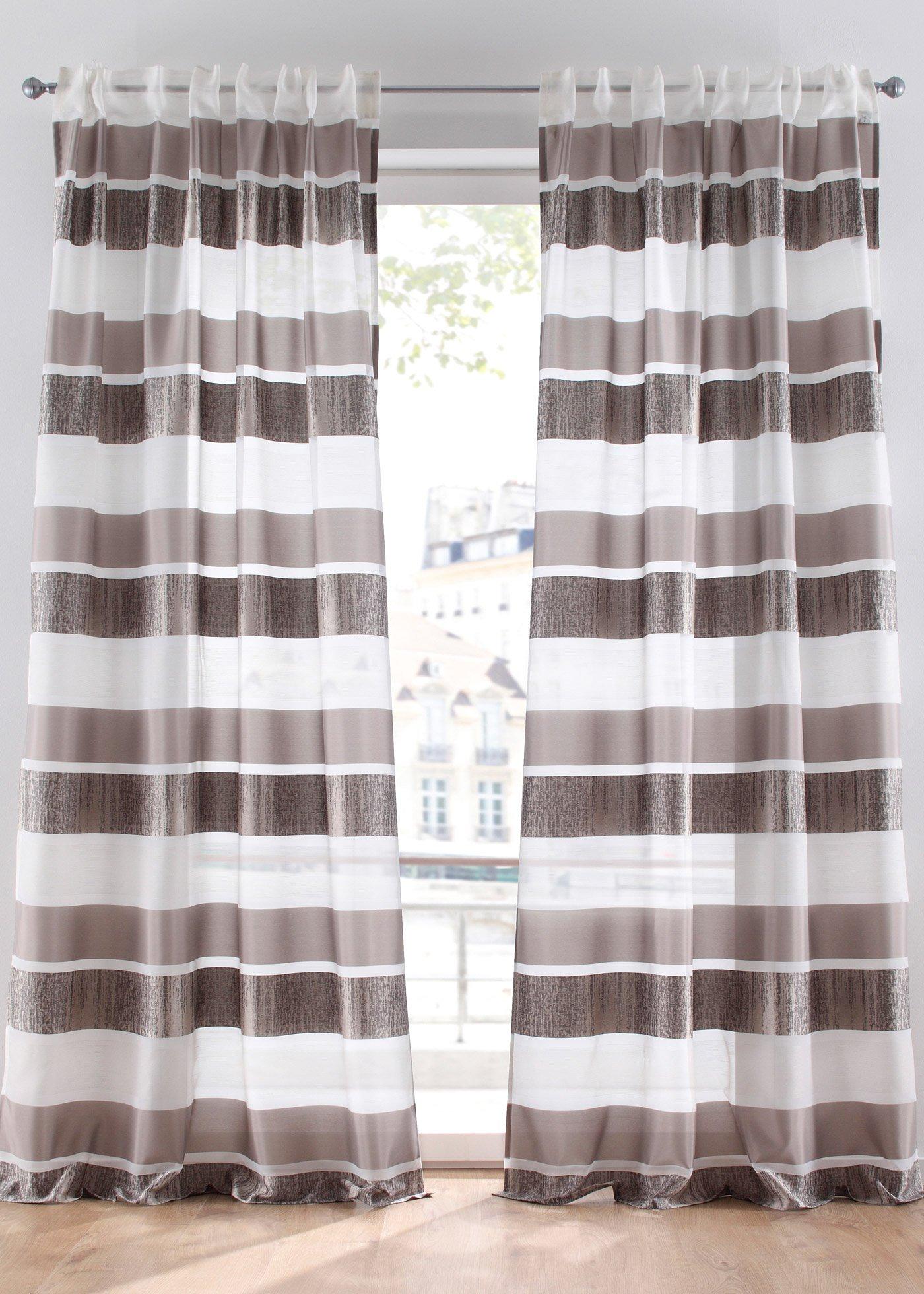 Panneau jacquard avec rayures horizontales (1 pce.)