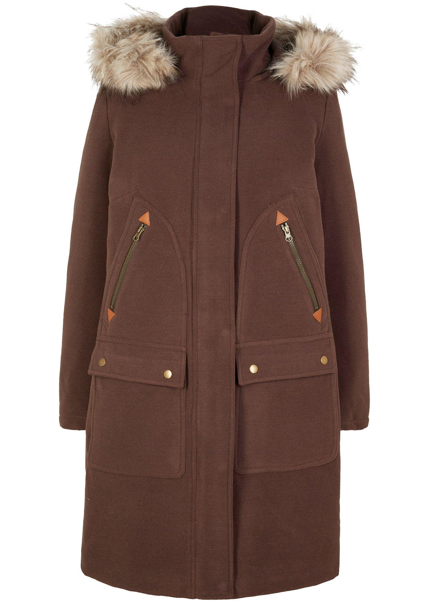 Manteau aspect laine