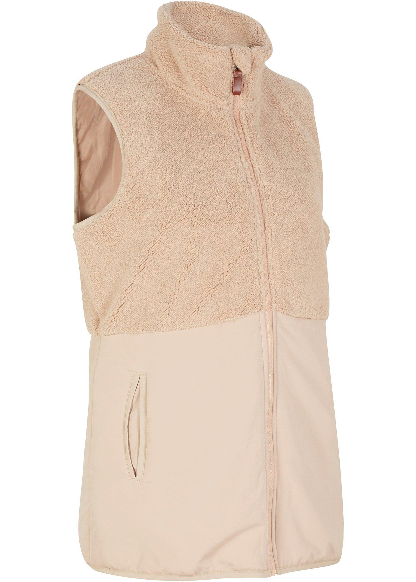 Gilet sans manches en polaire peluche