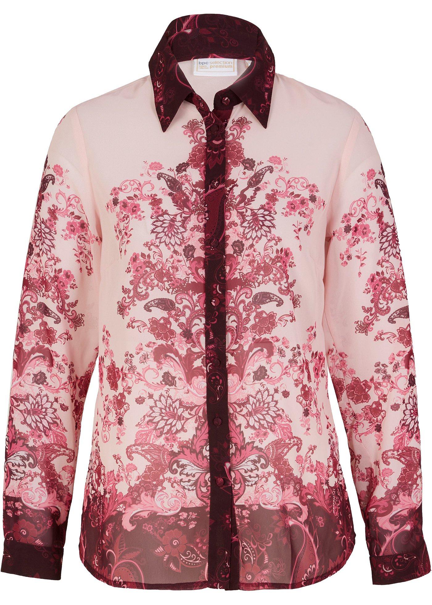 Chemisier avec imprimé bordures