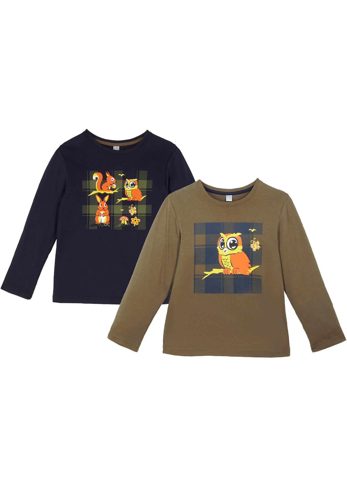 T-shirt manches longues garçon (lot de 2)