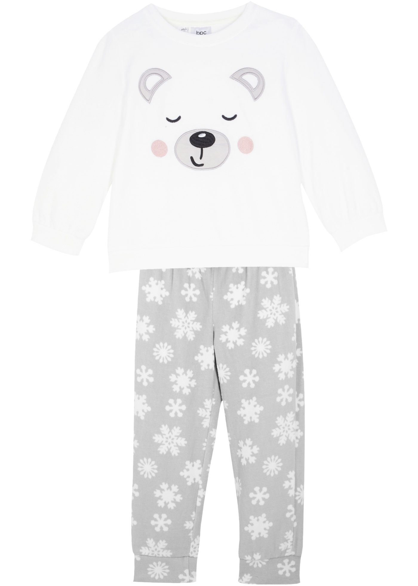 Pyjama enfant en velours ras (Ens. 2 pces.)