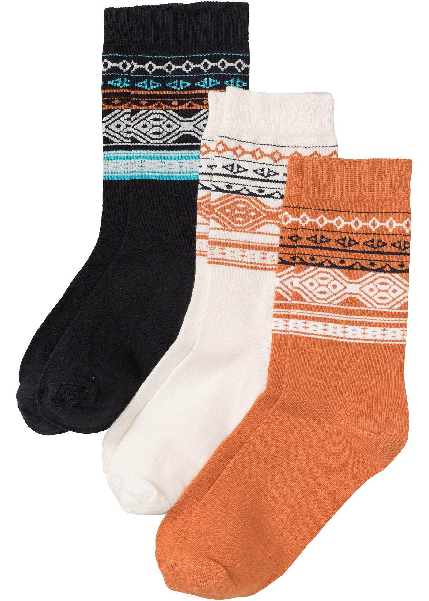 Lot de 3 paires de chaussettes avec coton
