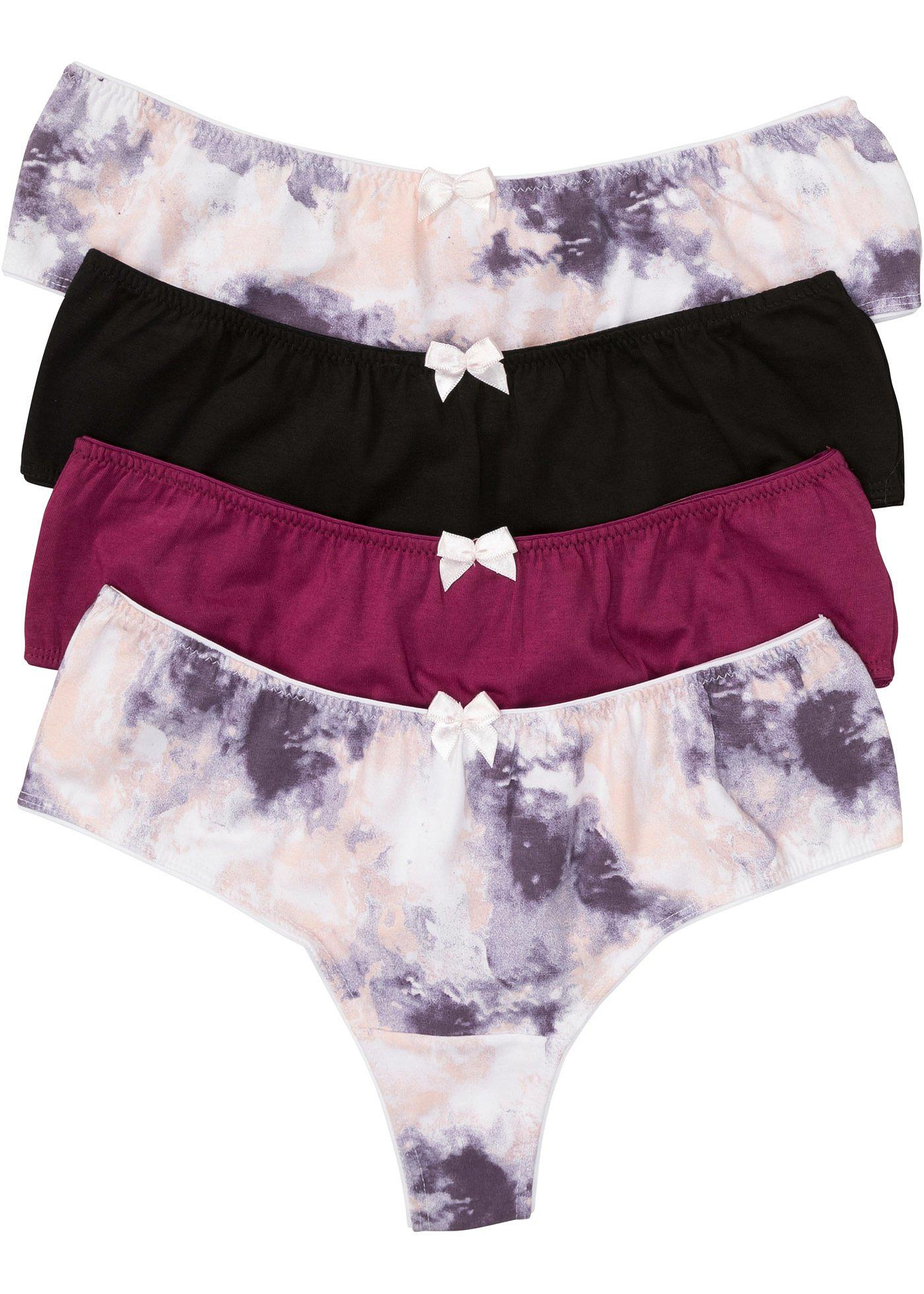 Lot de 4 shorties string