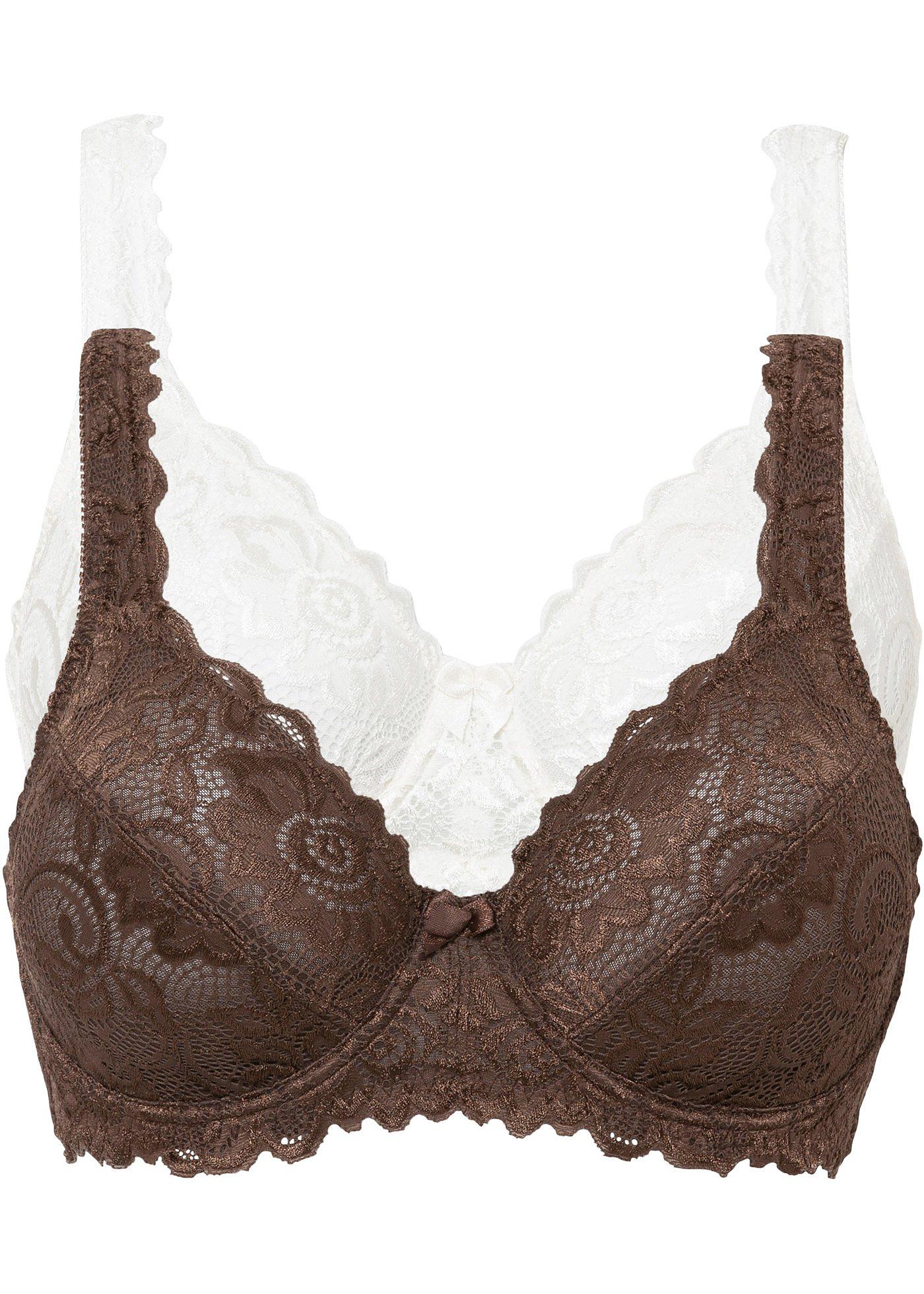 Lot de 2 soutiens-gorge à armatures avec polyamide recyclé Pink Collection