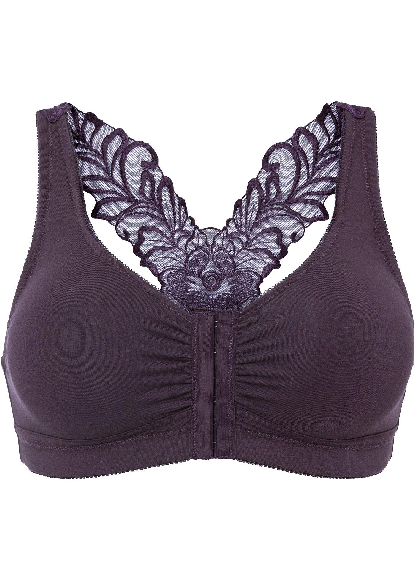 Soutien-gorge sans armatures avec coton fermeture devant