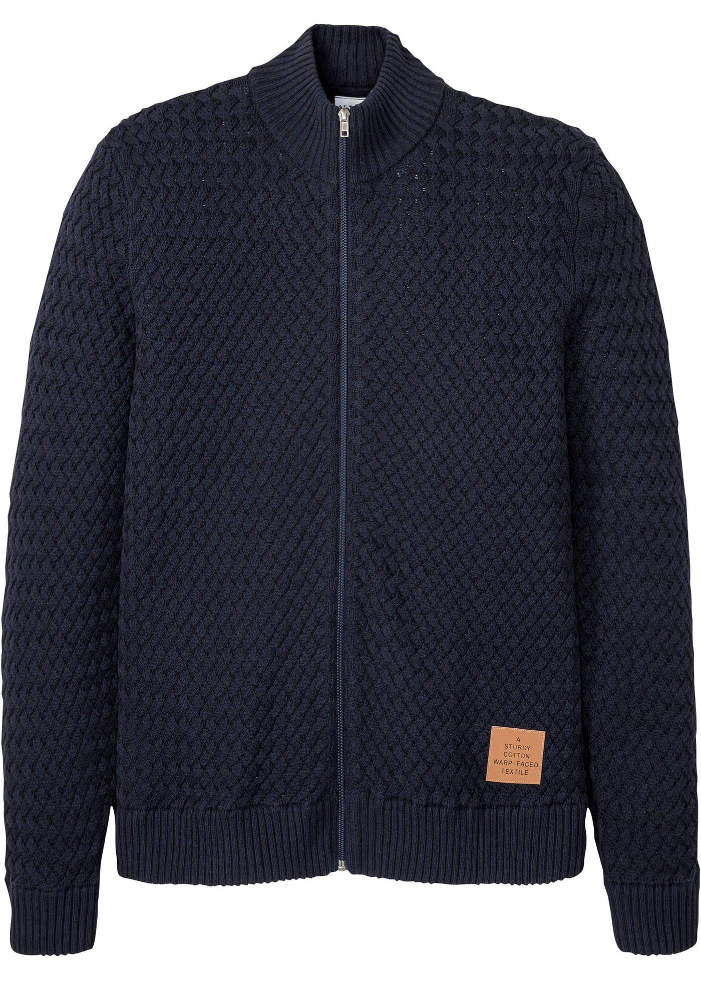 Gilet en maille avec coton recyclé