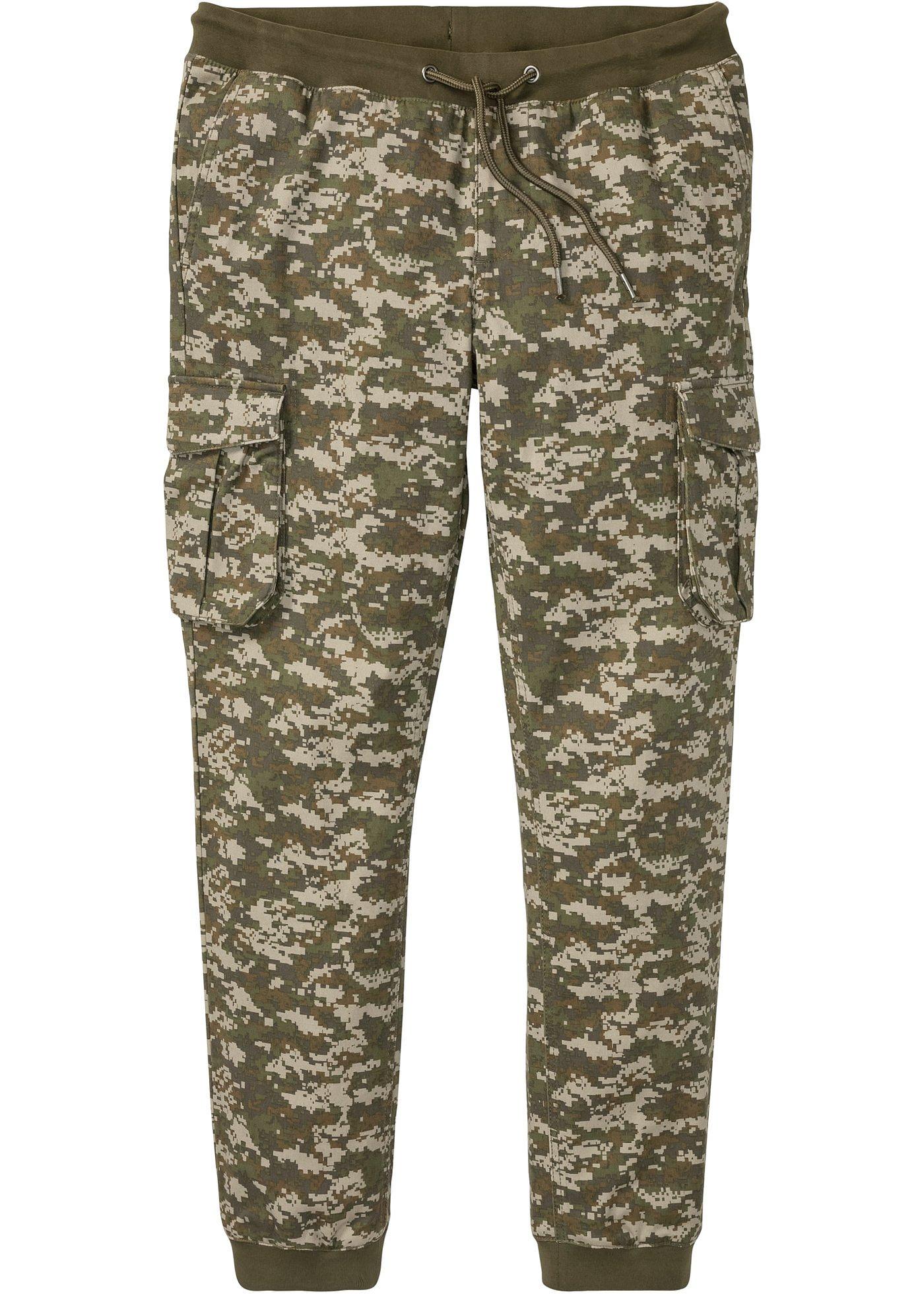 Pantalon cargo taille extensible Regular Fit, Straight