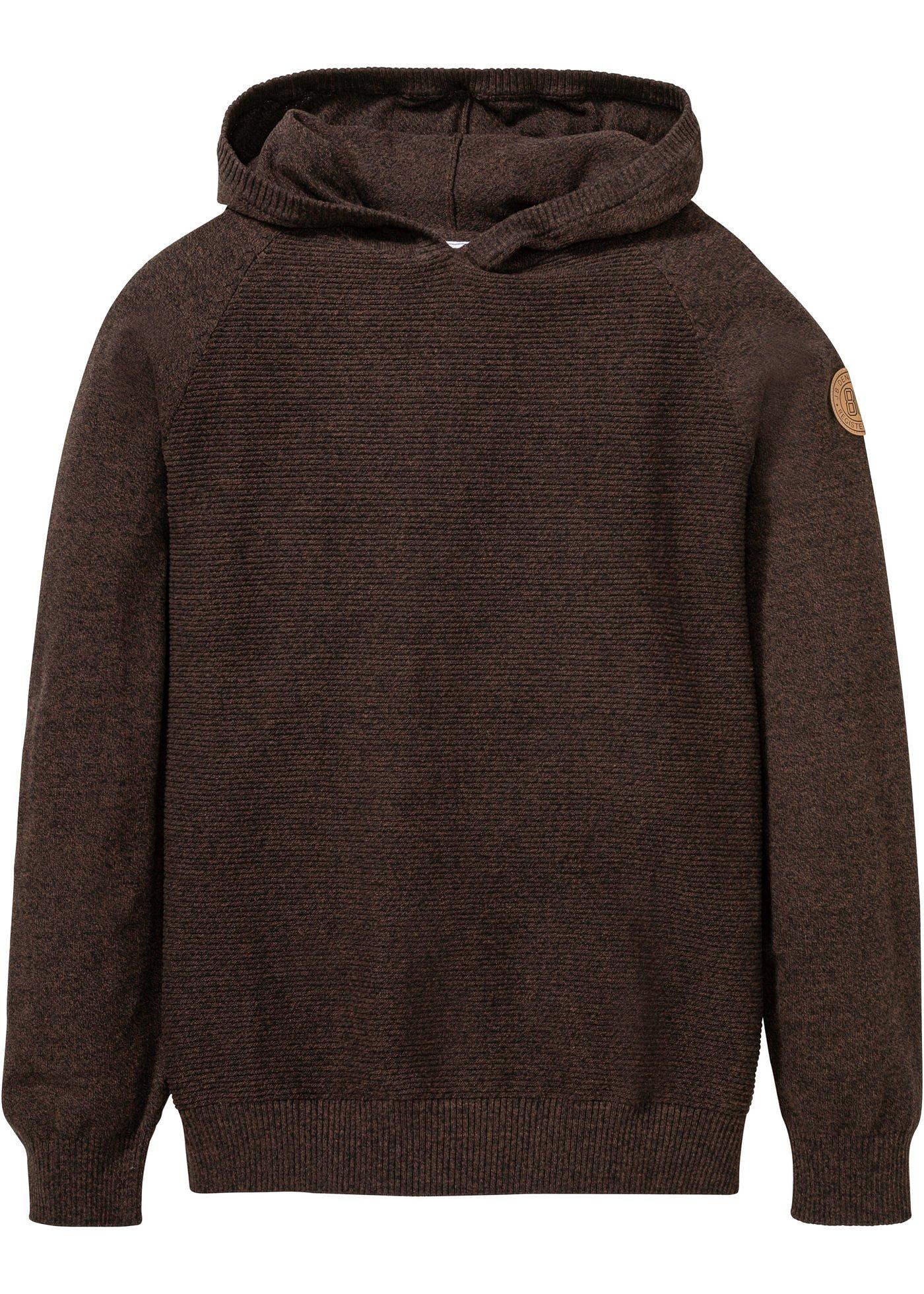 Pull à capuche avec coton recyclé