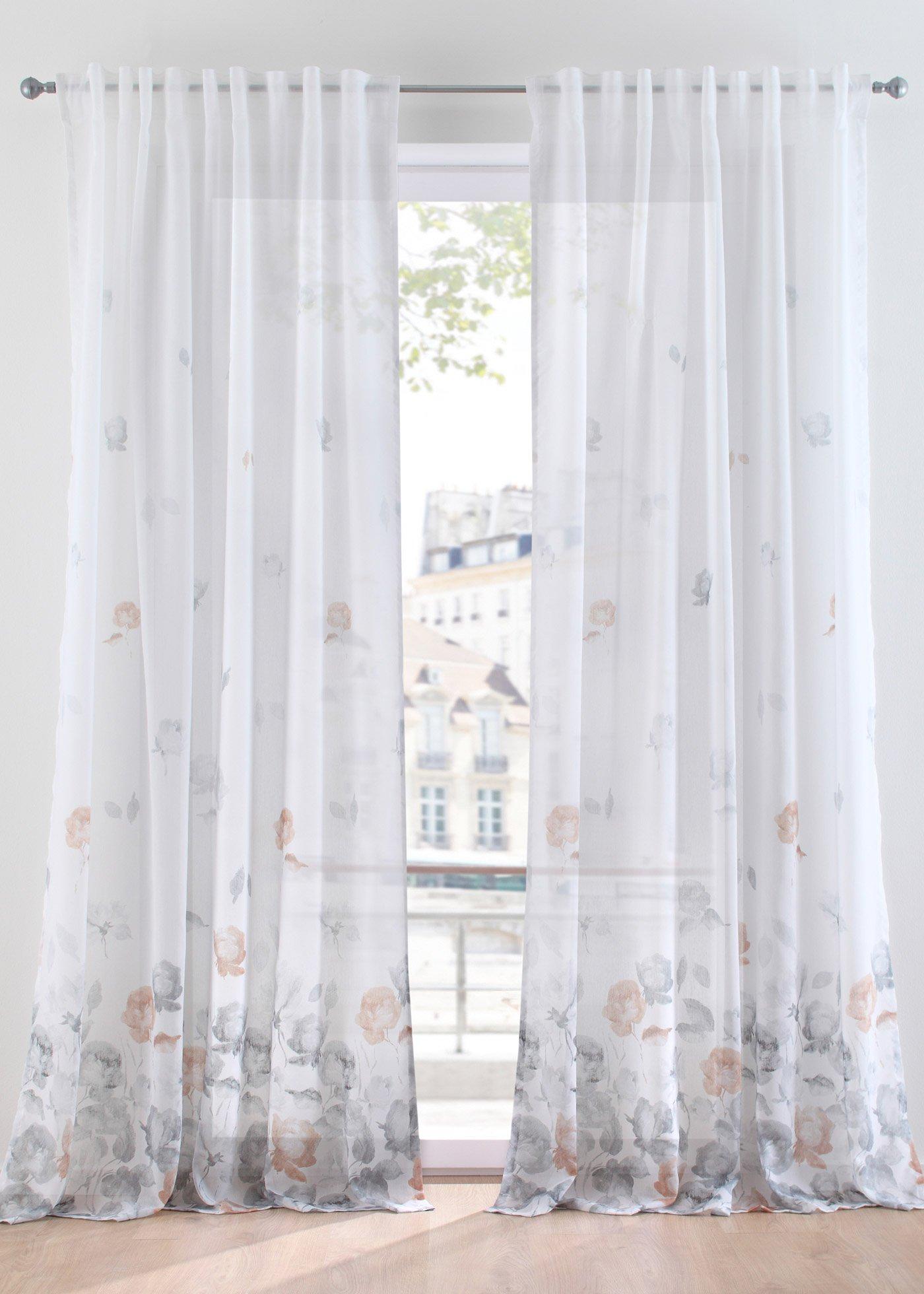 Voilage en polyester recyclé (1 pce.)