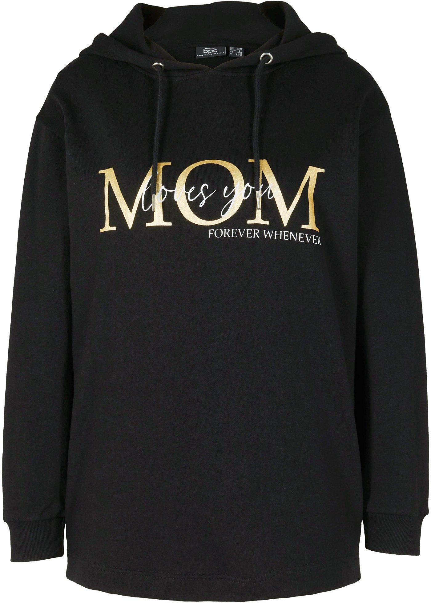 Sweat-shirt de grossesse et d'allaitement avec zip