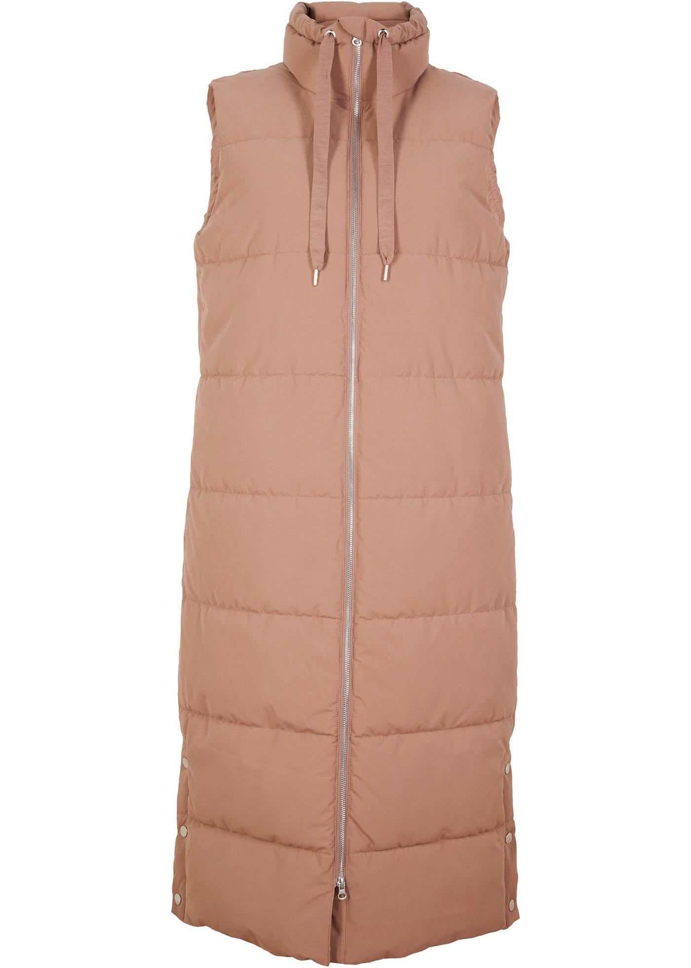 Gilet long sans manches matelassé en matière durable