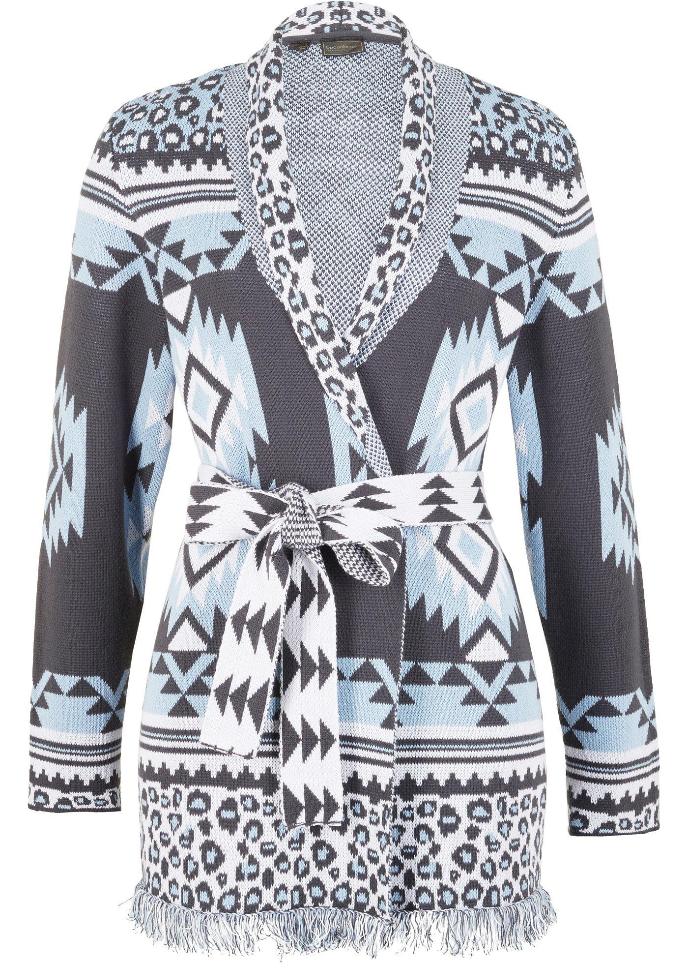 Gilet en maille à nouer