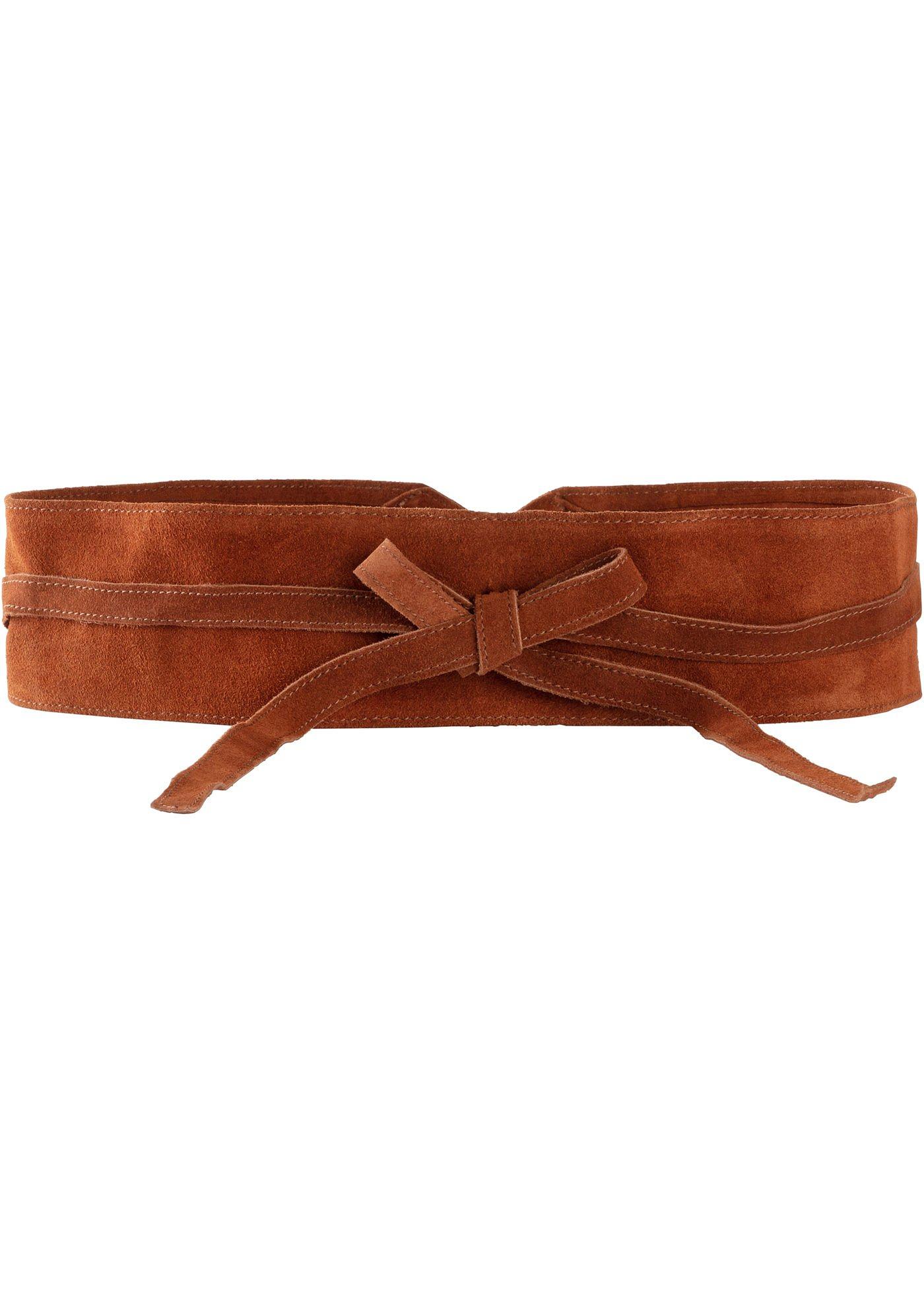 Ceinture en cuir à nouer