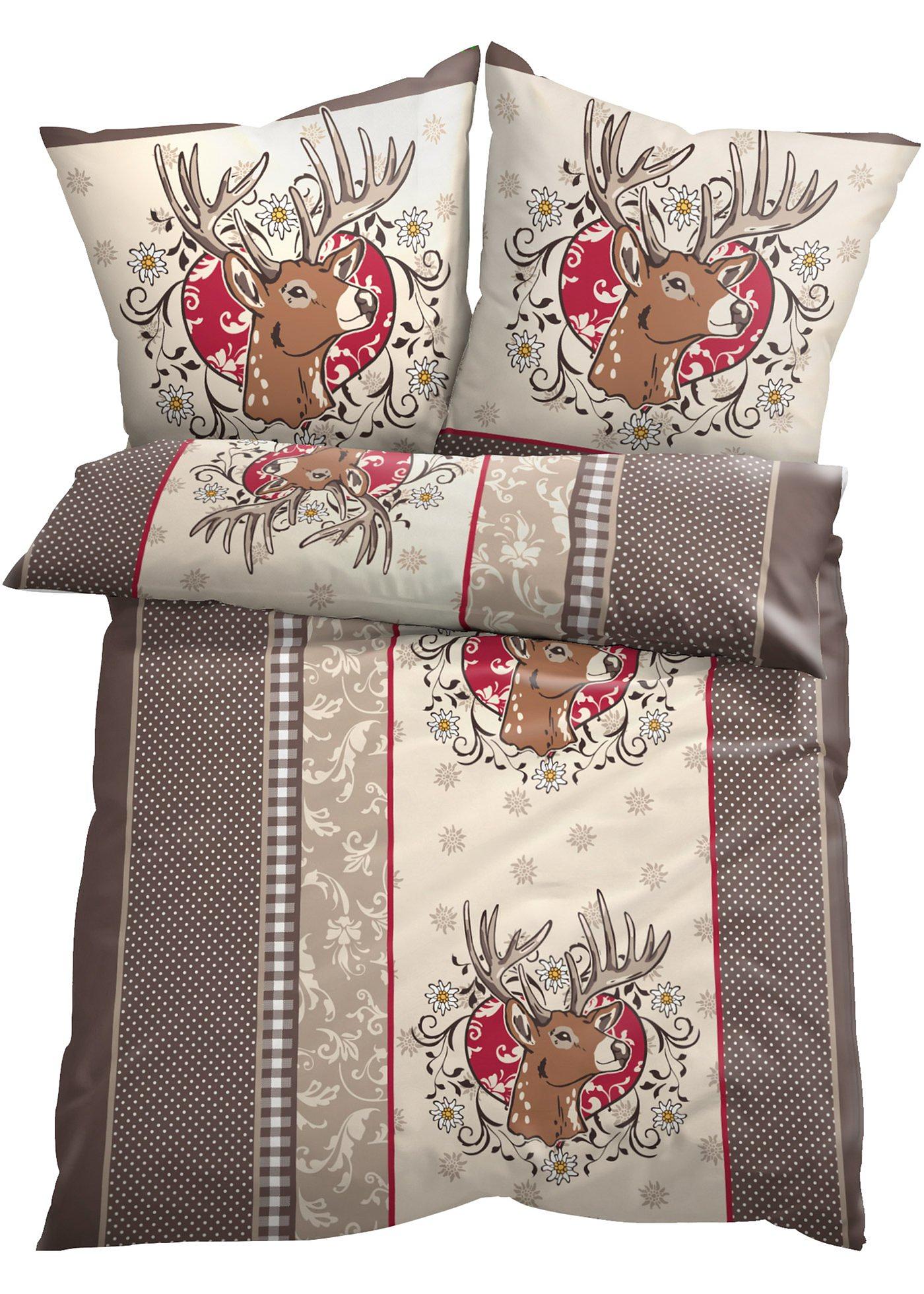 Parure de lit avec cerfs