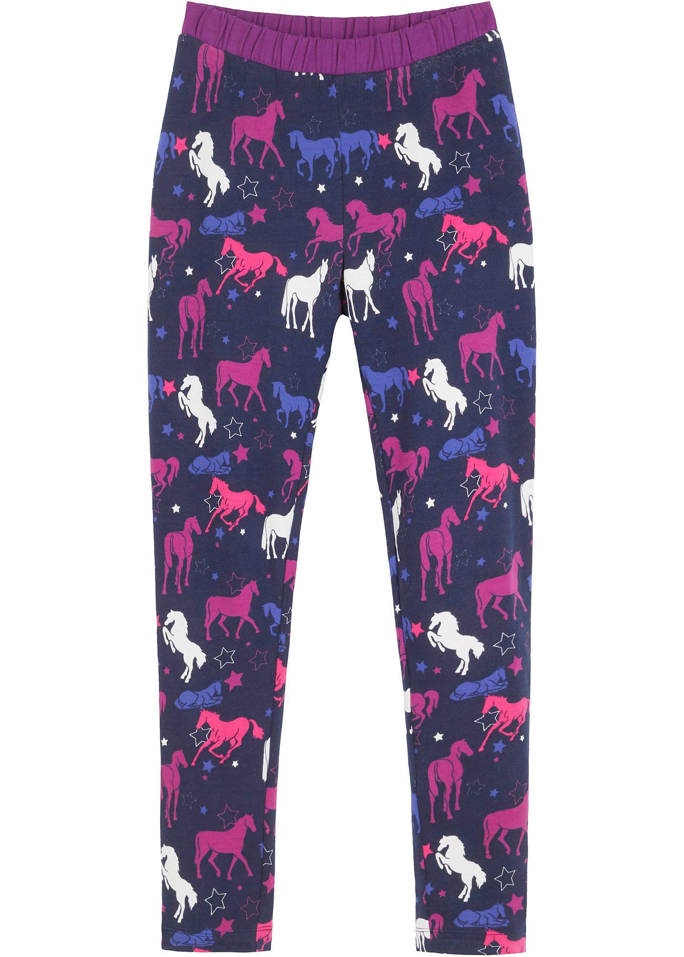 Legging thermo fille avec motif cheval