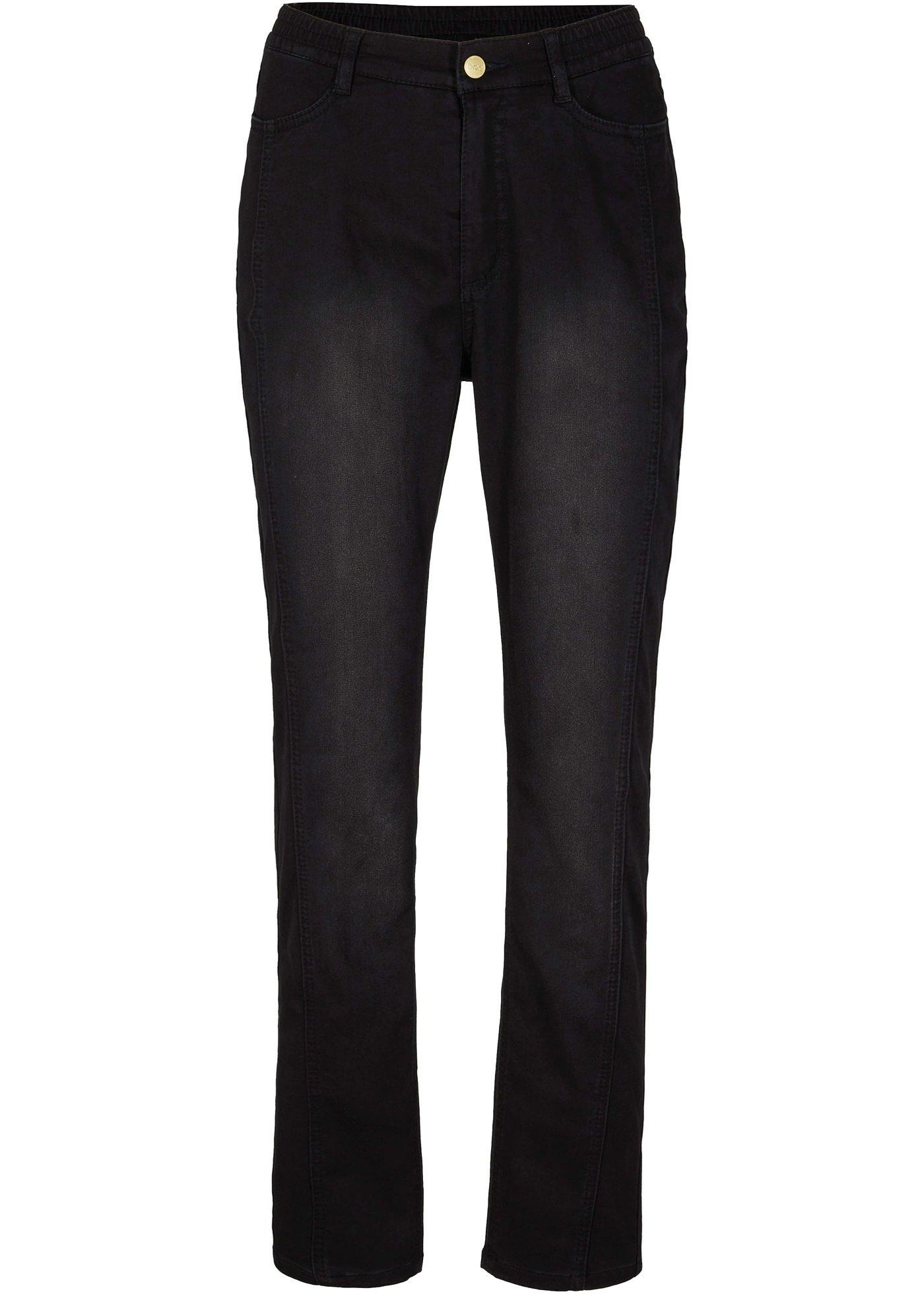 Image de Jean thermo avec jambes droites et taille confortable