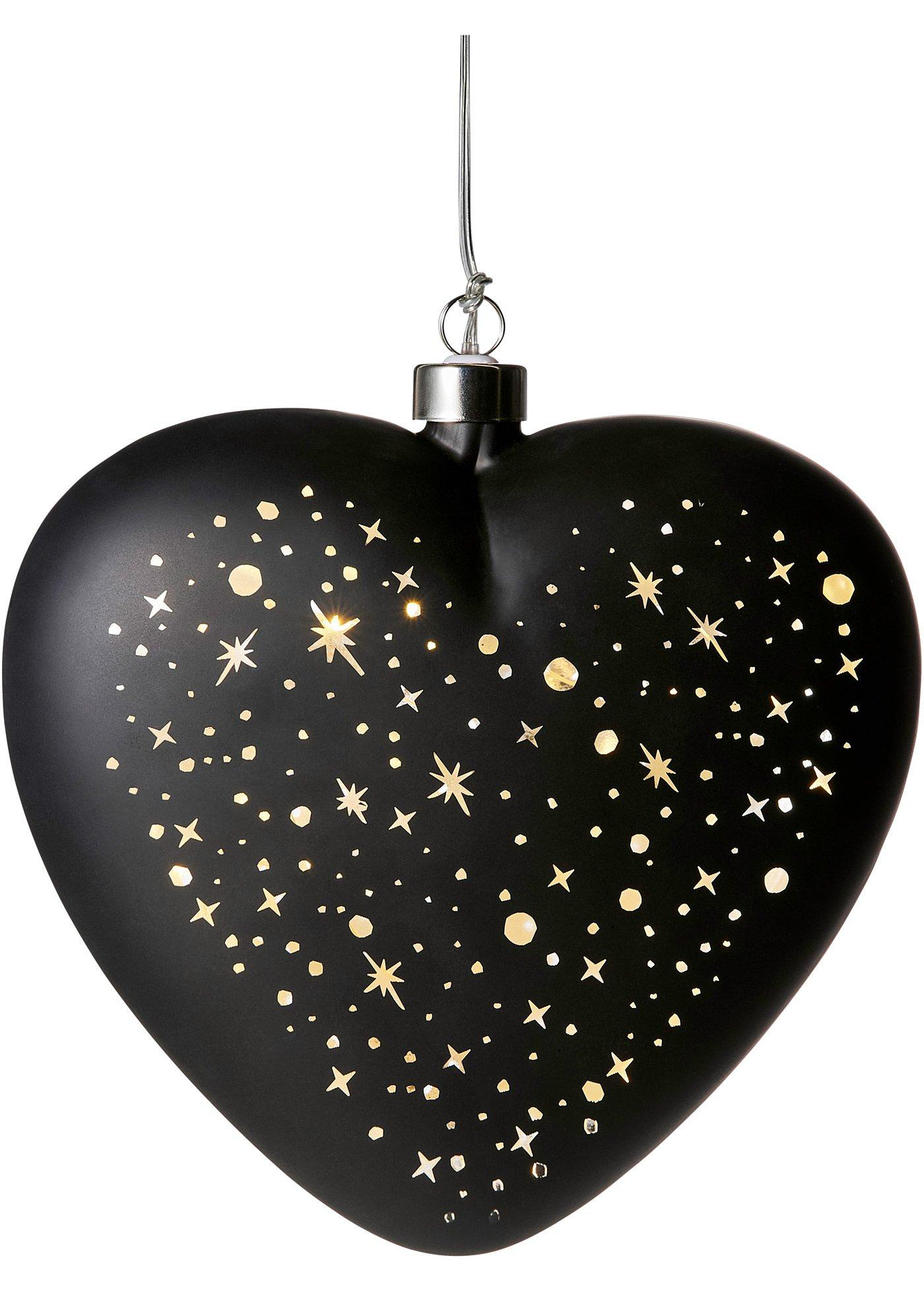 Décoration cœur à suspendre LED