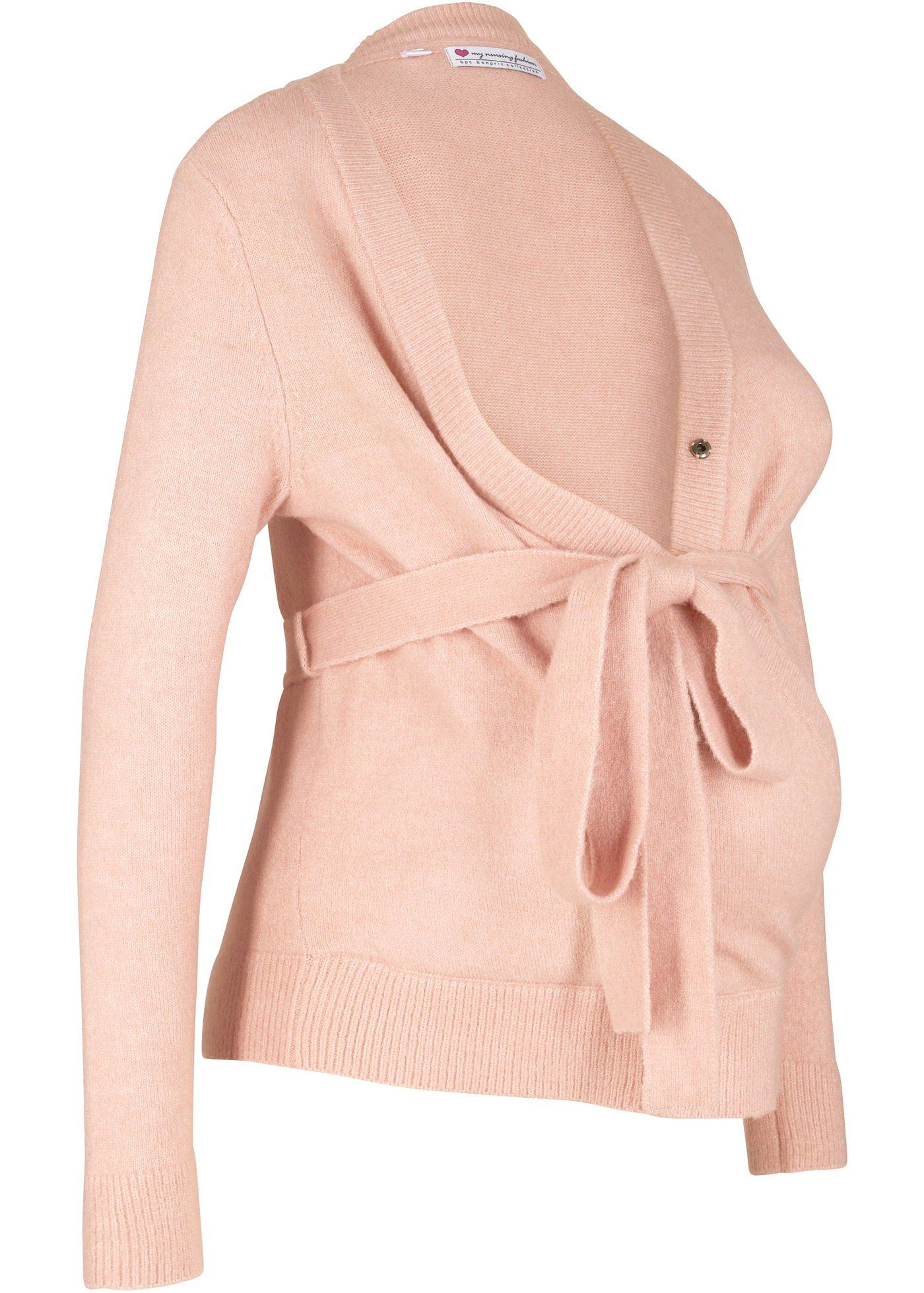 Pull de grossesse et d'allaitement style cache-cœur