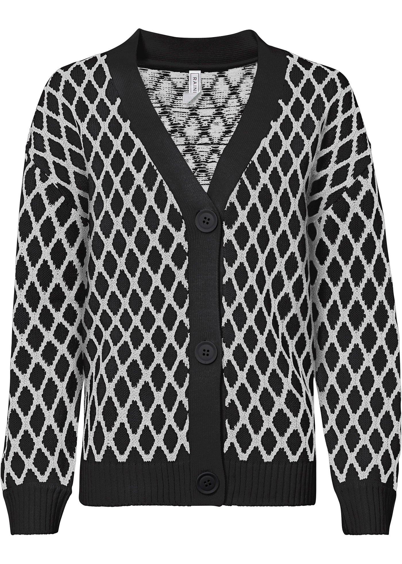 Gilet en maille avec carreaux