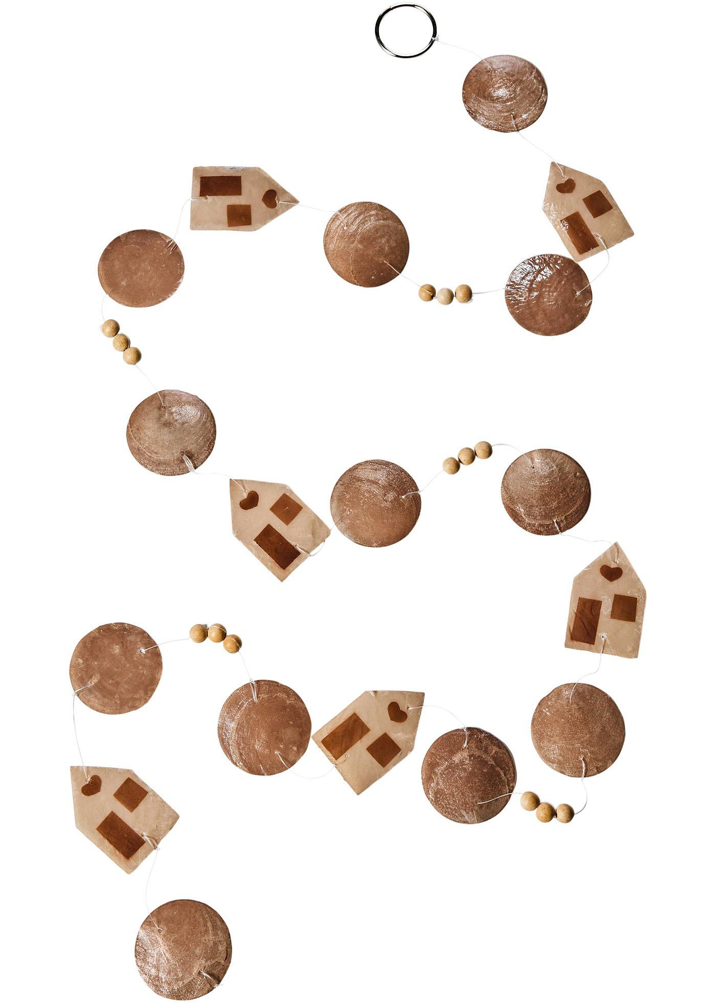 Guirlande avec coquilles de nacre de Capiz