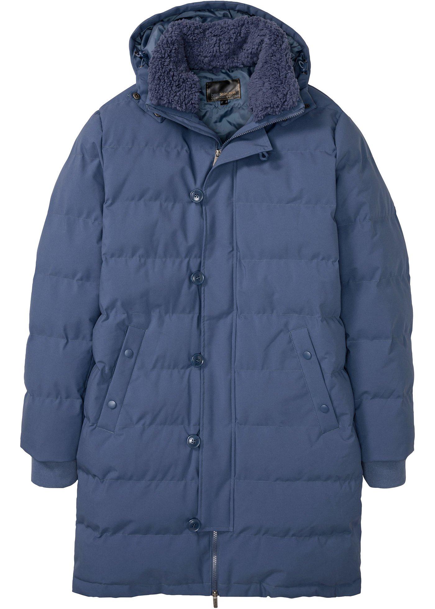 Parka longue à capuche amovible