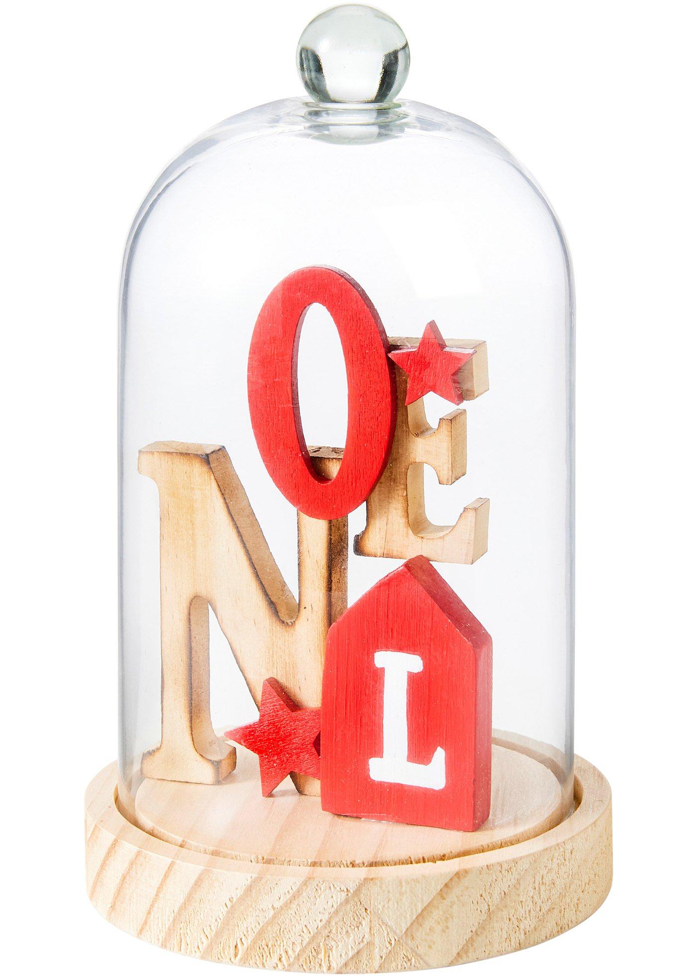 Décoration avec cloche en verre