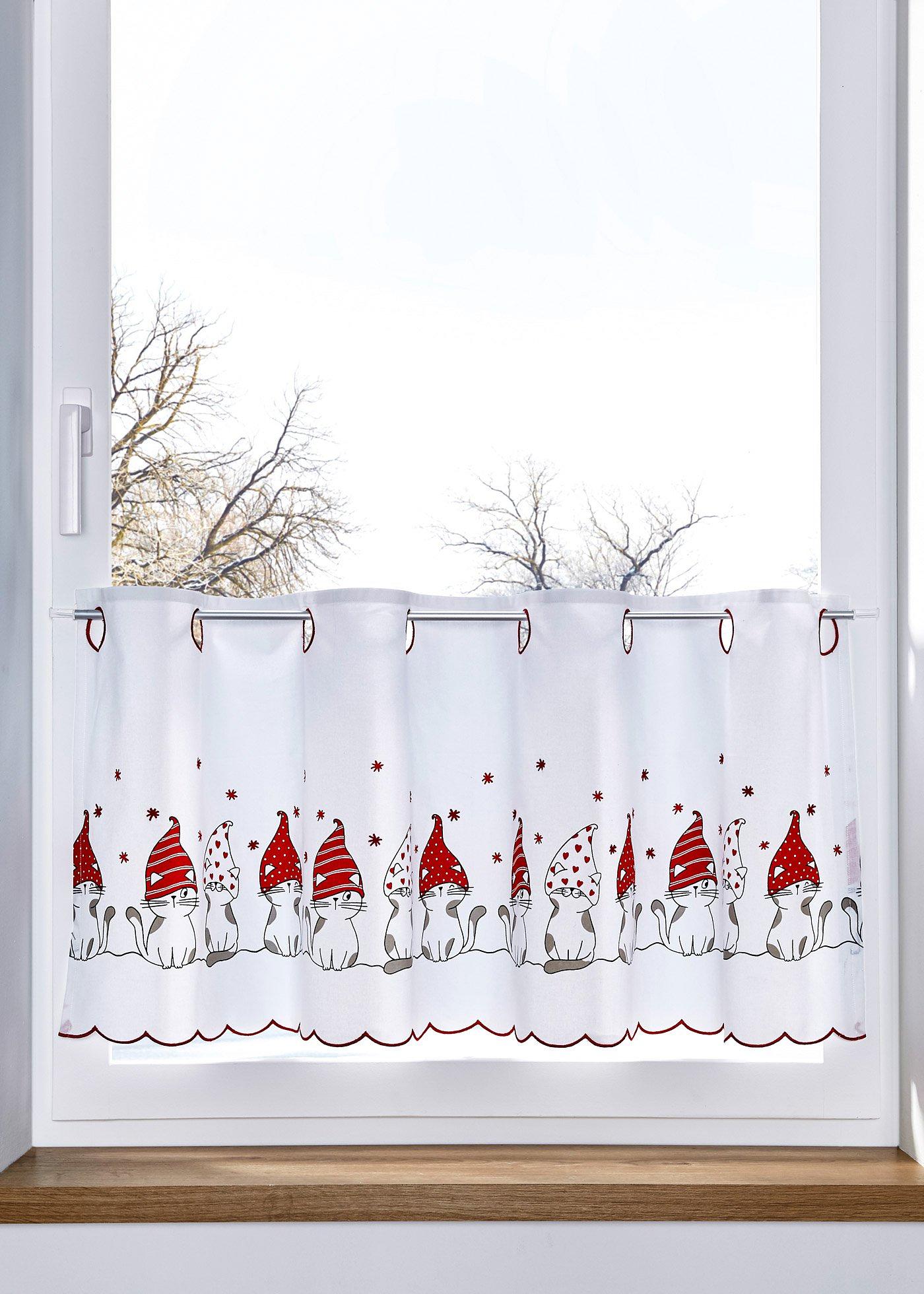 Brise-bise en coton avec chats