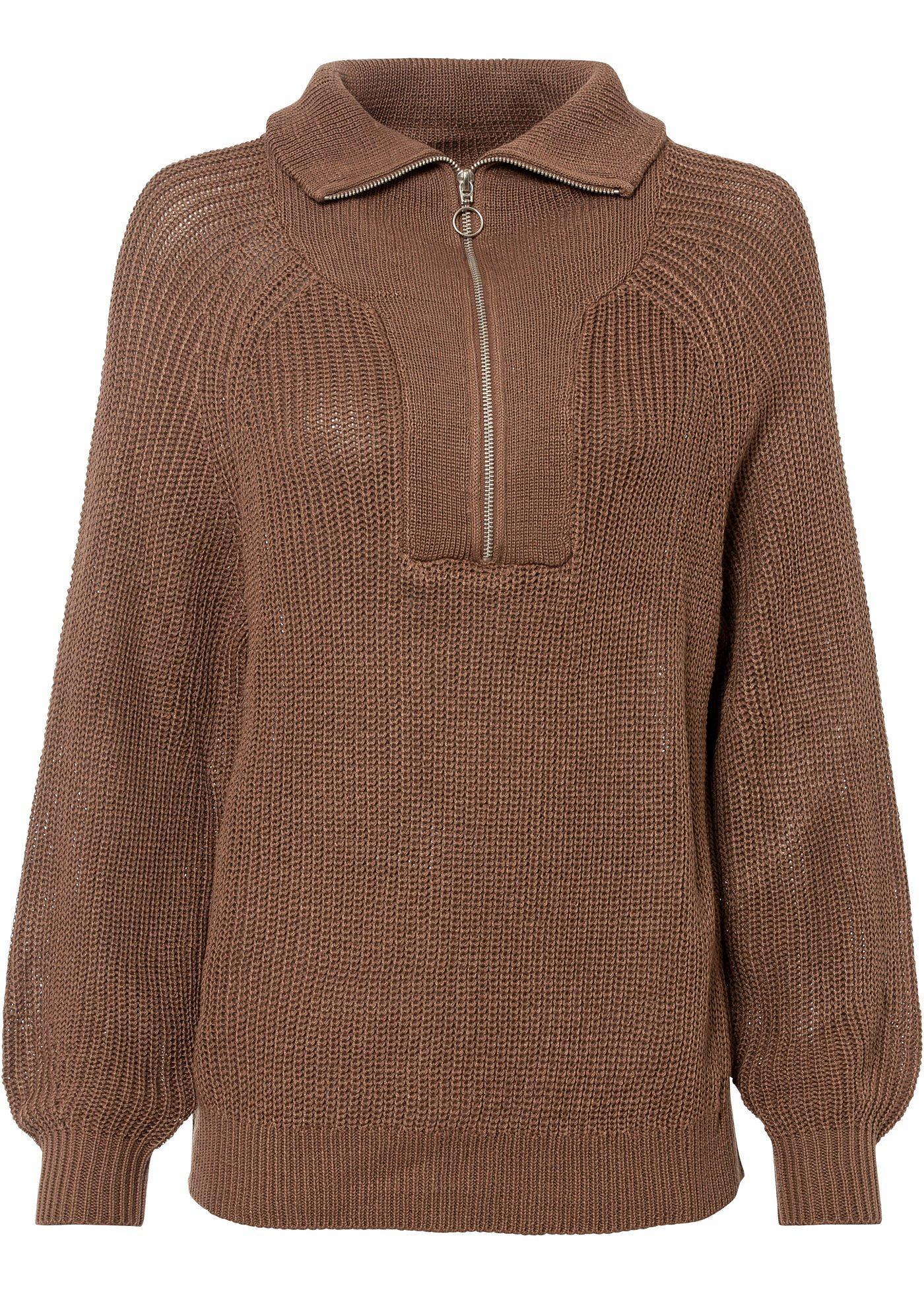 Pull en maille col camionneur