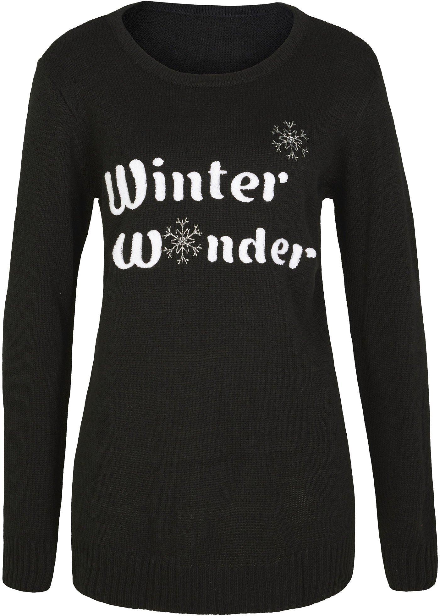 Pull avec imprimé brillant