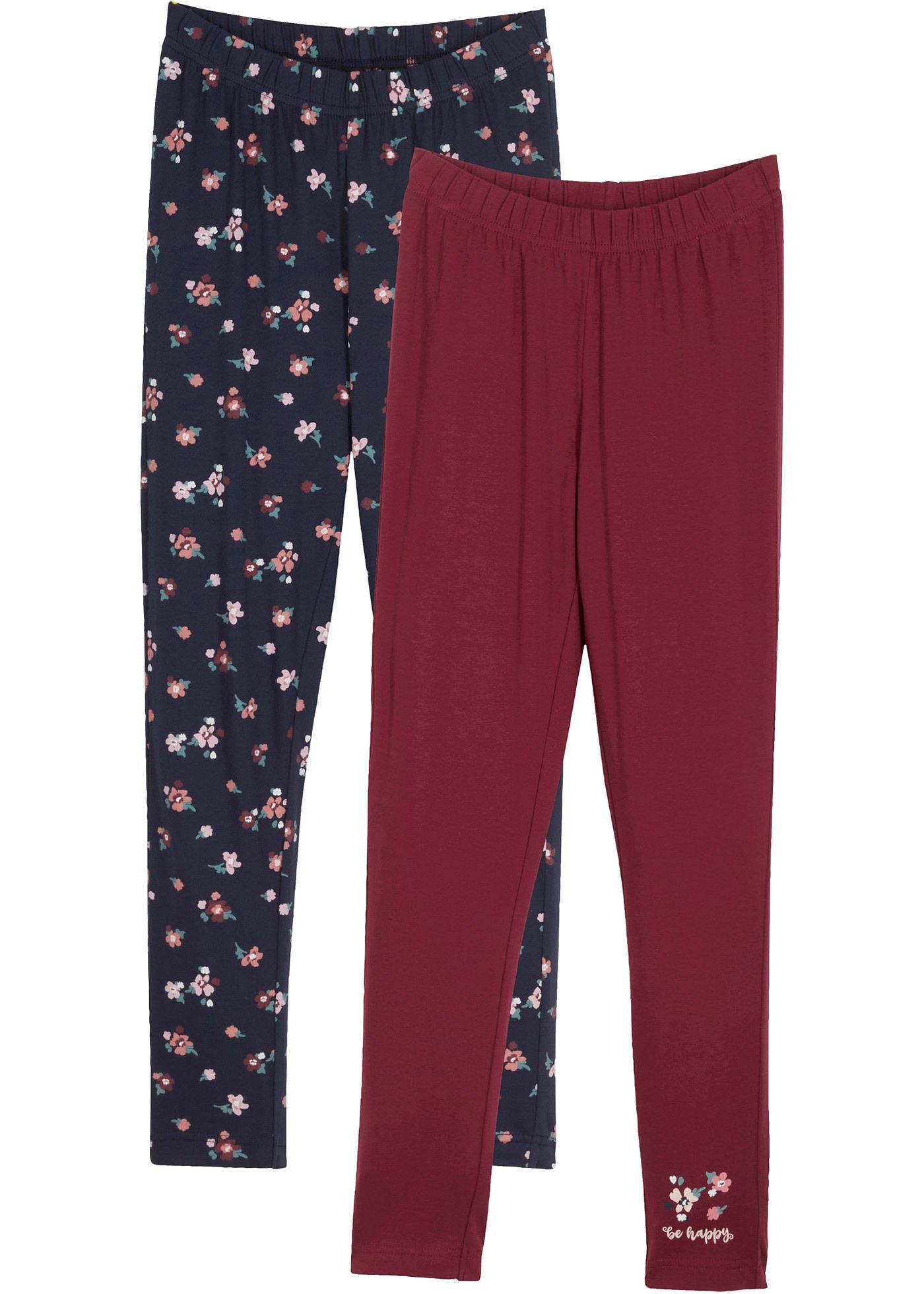 Lot de 2 leggings fille