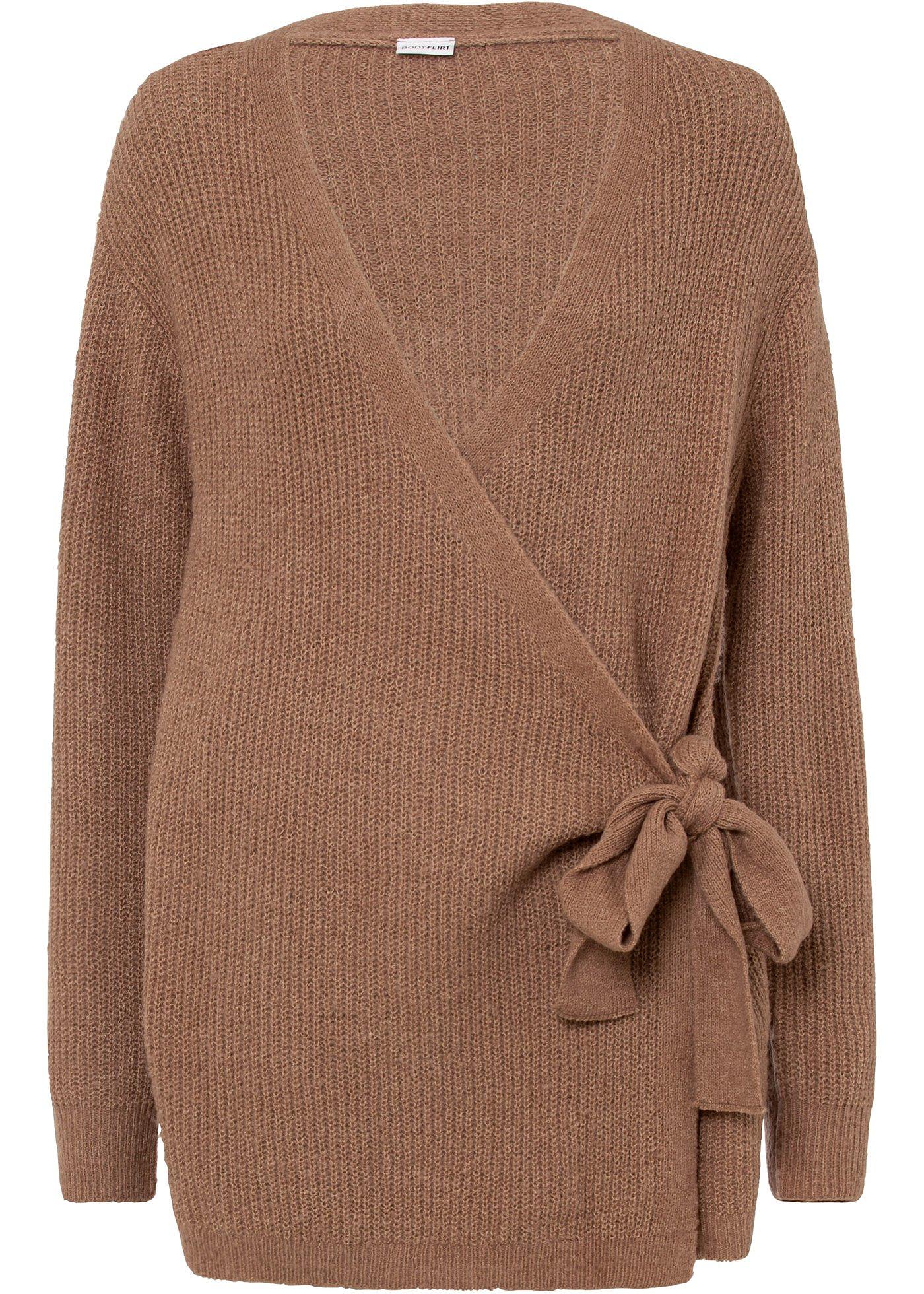 Gilet en maille portefeuille